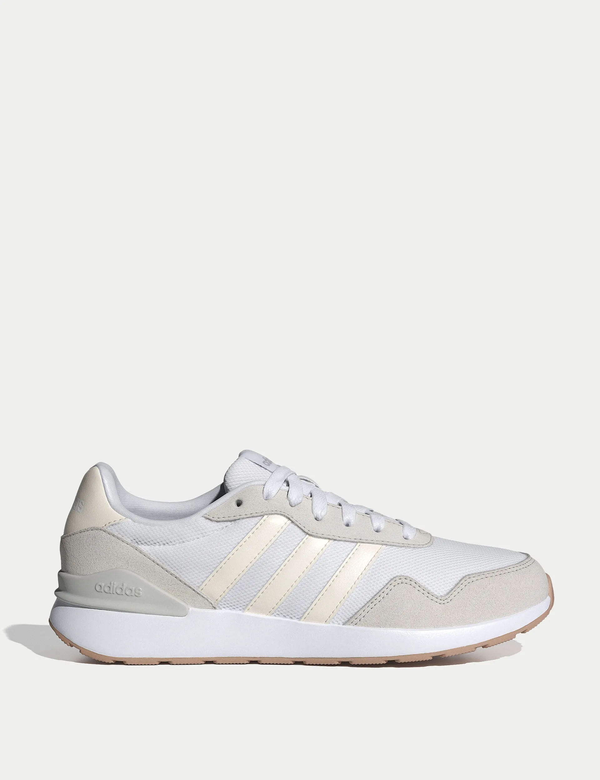 Run 60S 4.0 Shoes - Cloud White/Chalk White/Grey One Trend Ready Anti Skid