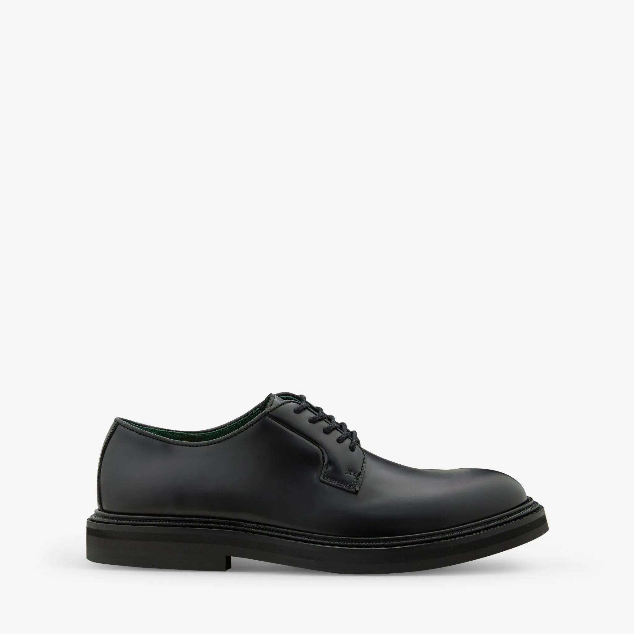 Vinnee Blucher Black Polido Leather Performance Fit Built Light