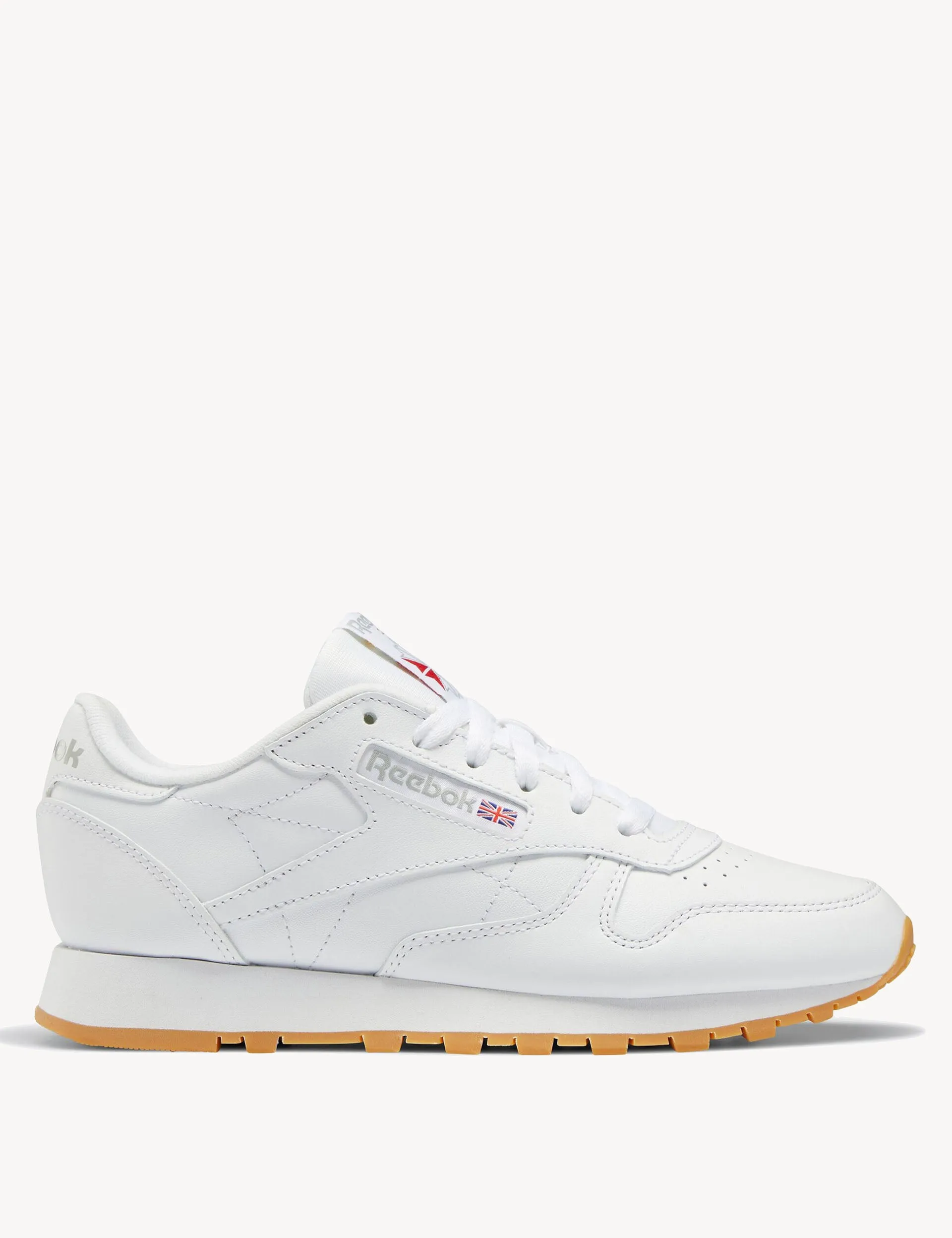 Classic Leather Shoes - Cloud White/Pure Grey 3/Reebok Rubber Gum-03 pre - run warm - up