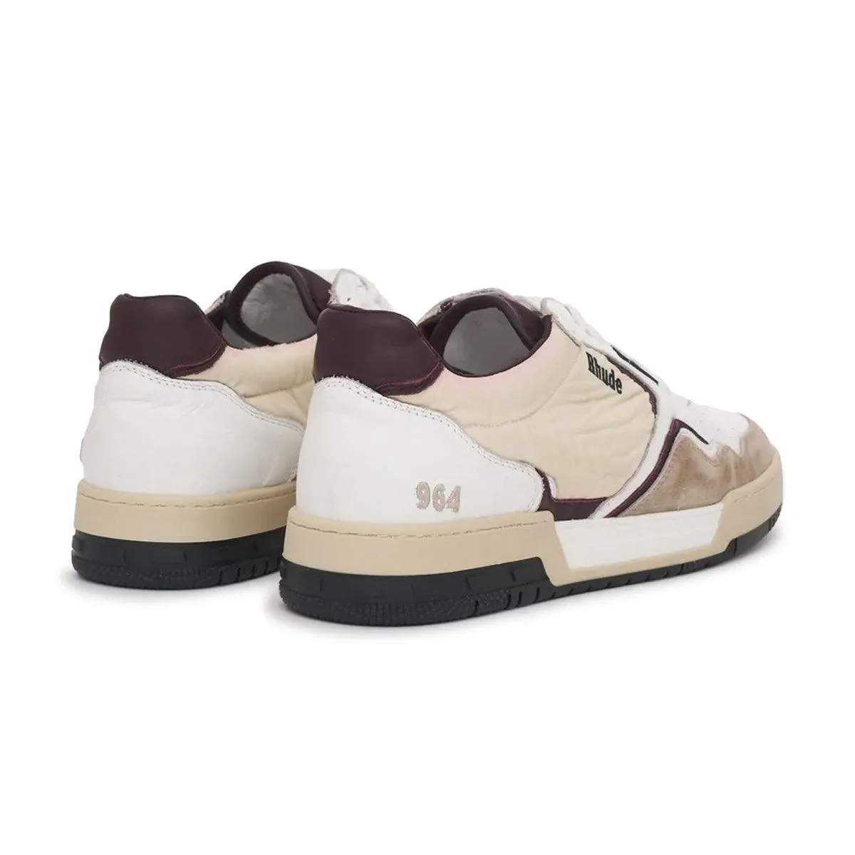Foam Lining Running Errands Comfort Curve Racing Sneaker 'White Maroon'