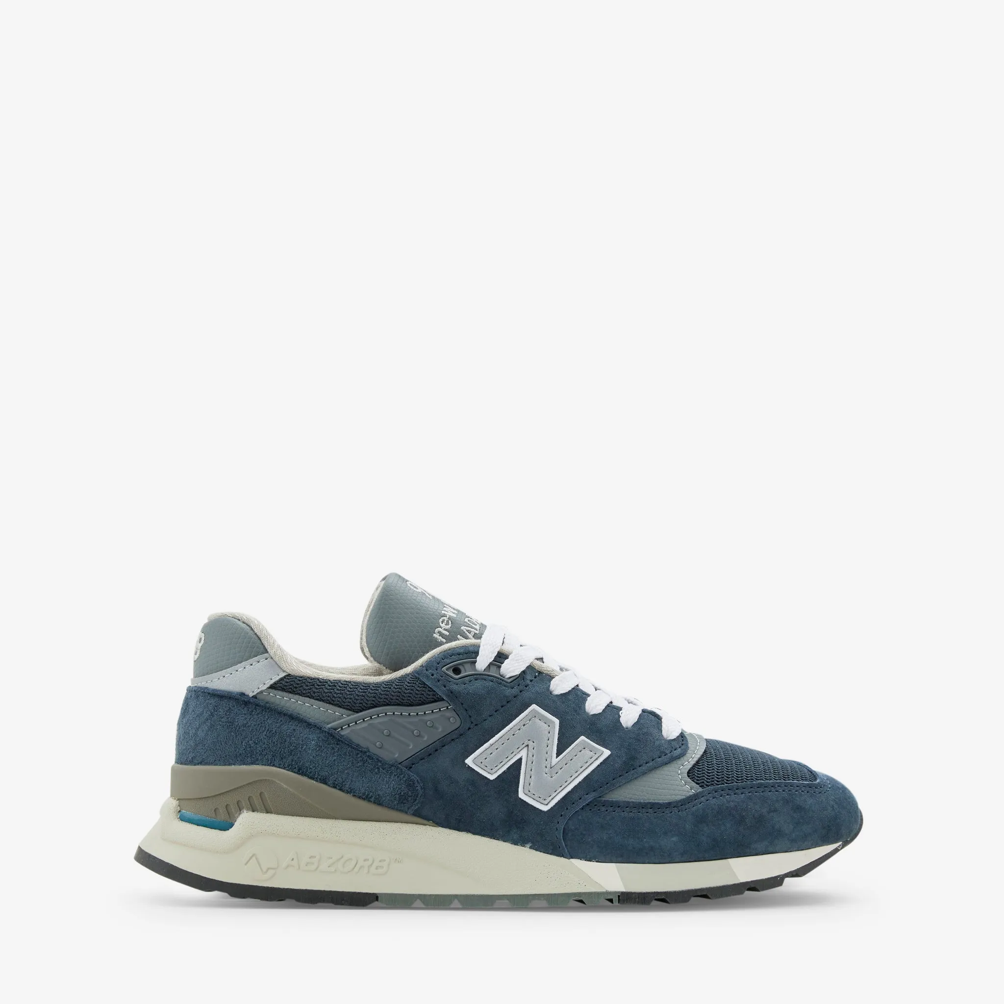 Made in USA 998 Navy Contoured Footbed Support