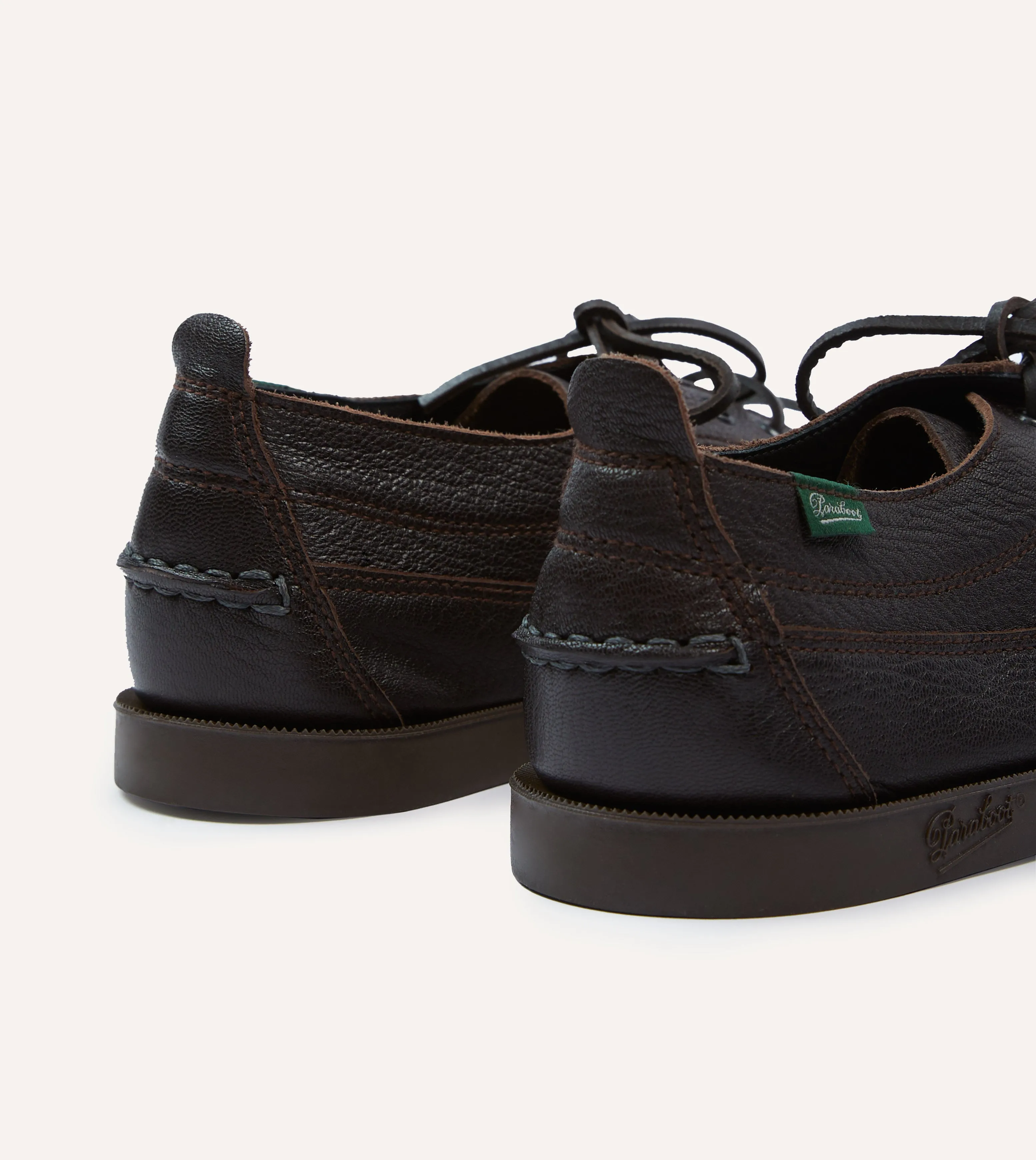 Paraboot for Drake's Malibu Brown Deer Leather Boat Shoe main durability - level