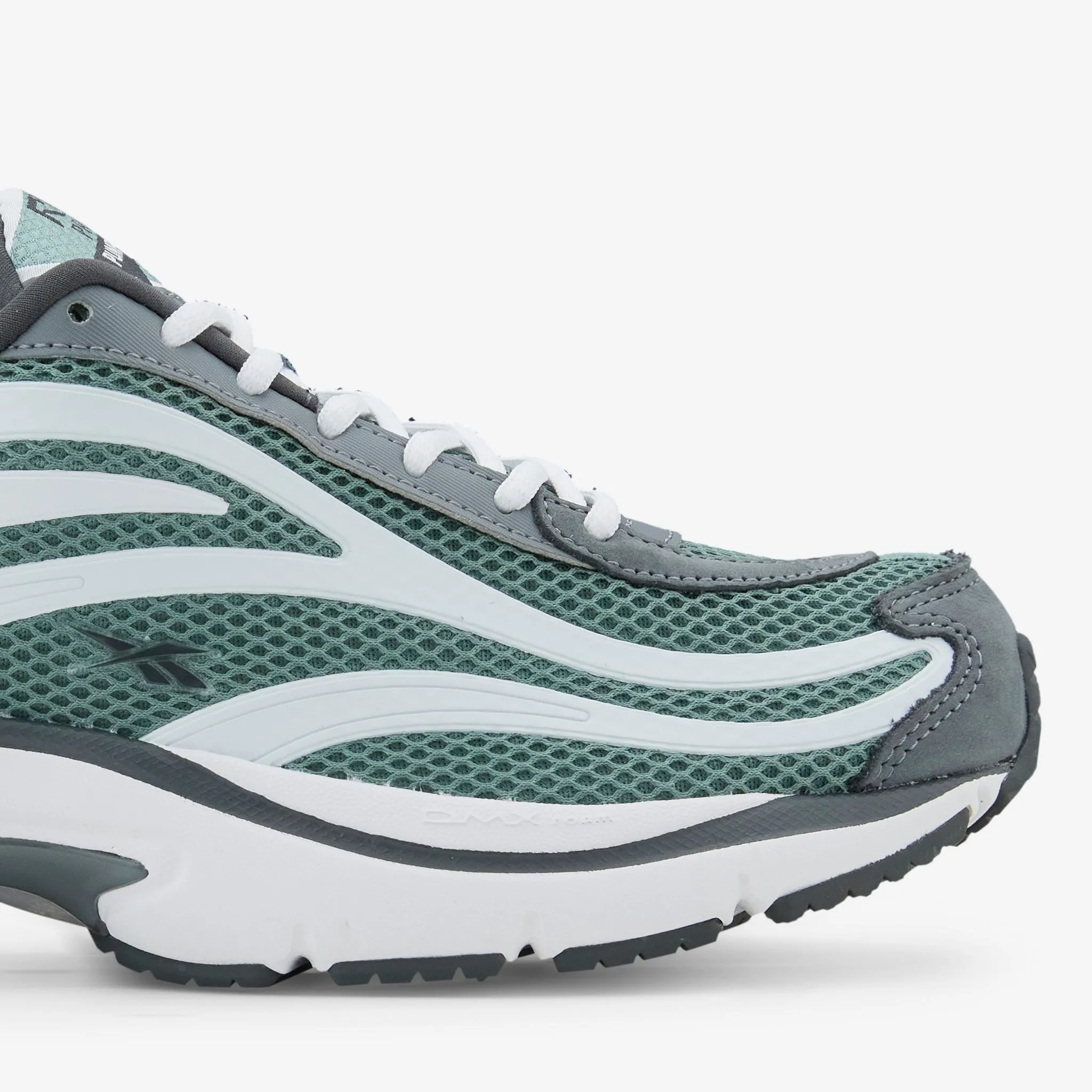 Hassle free RBK Premier Pump Paris Trainer Trek Green | White | Pure Grey