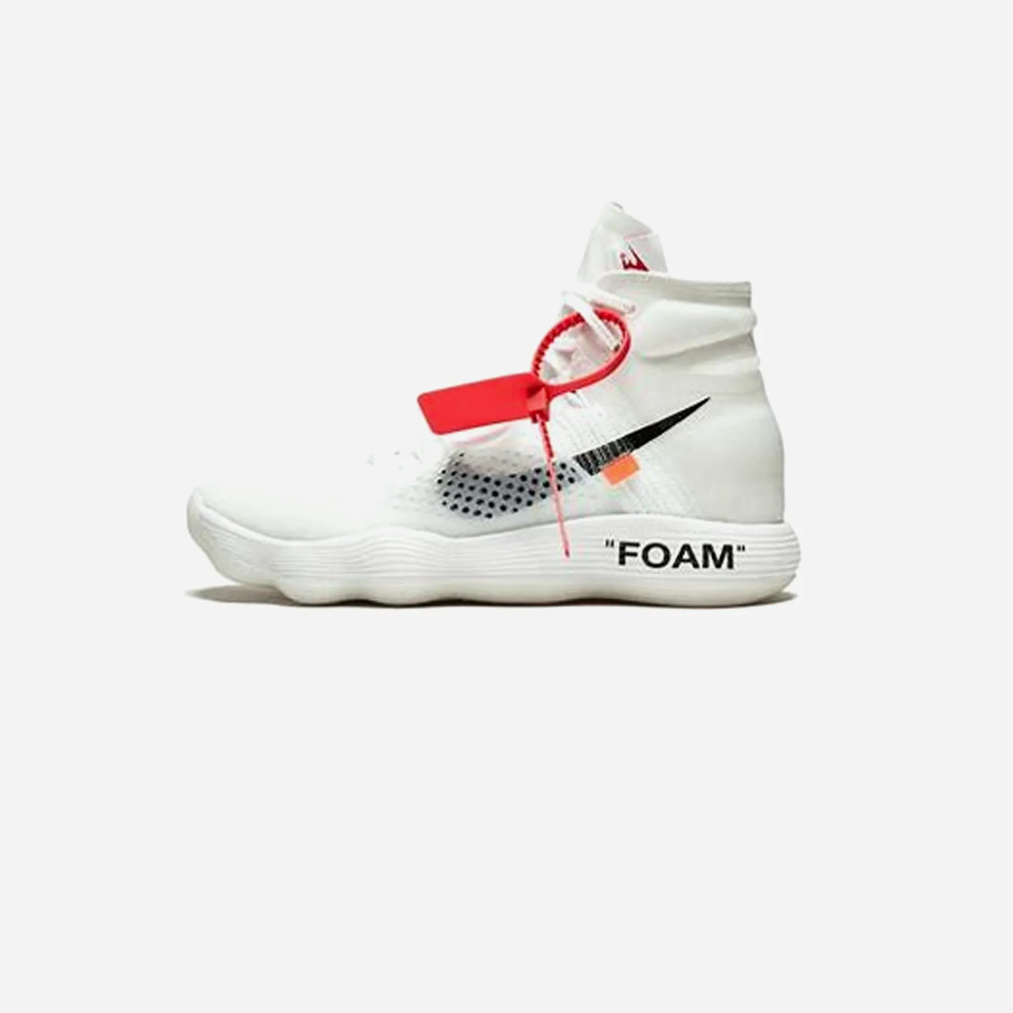 REACT HYPERDUNK 2017 FLYKNIT OFF-WHITE Fast Move Shock Diffusion