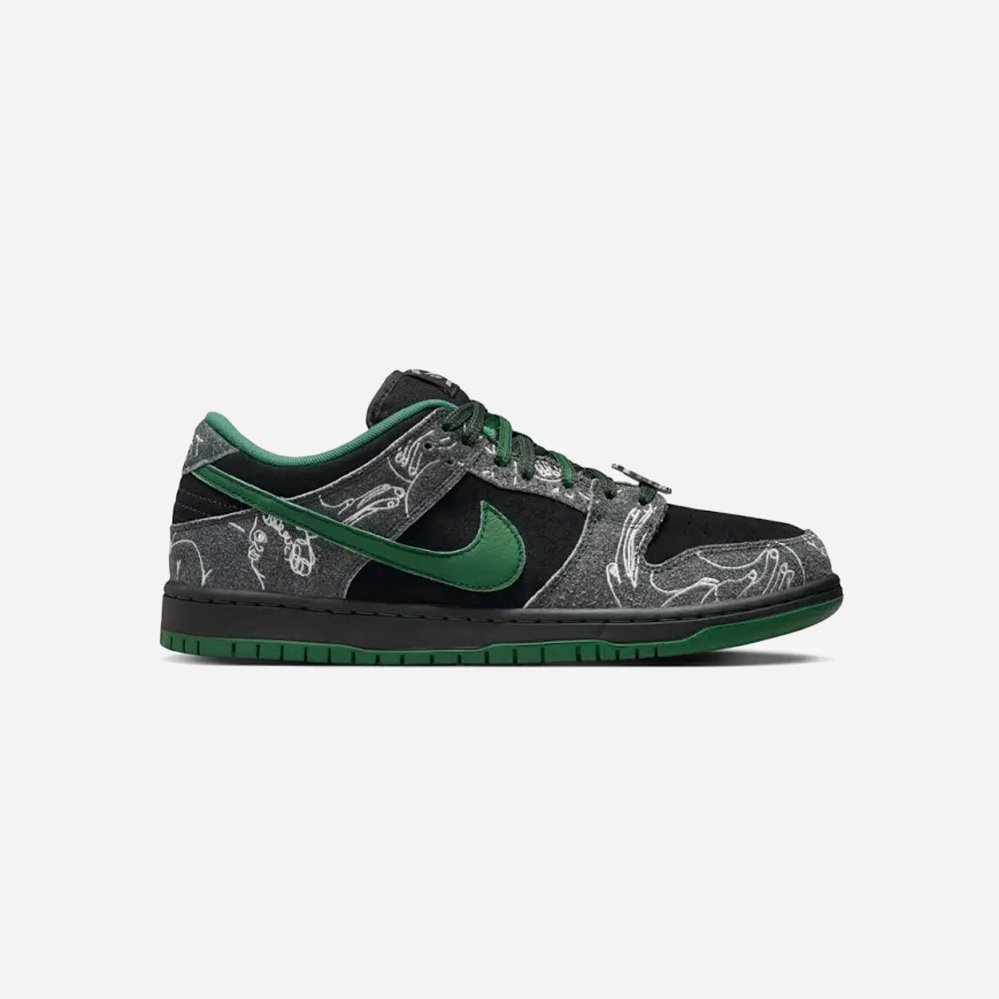 Glam silhouette Nike SB Dunk Low There Skateboards
