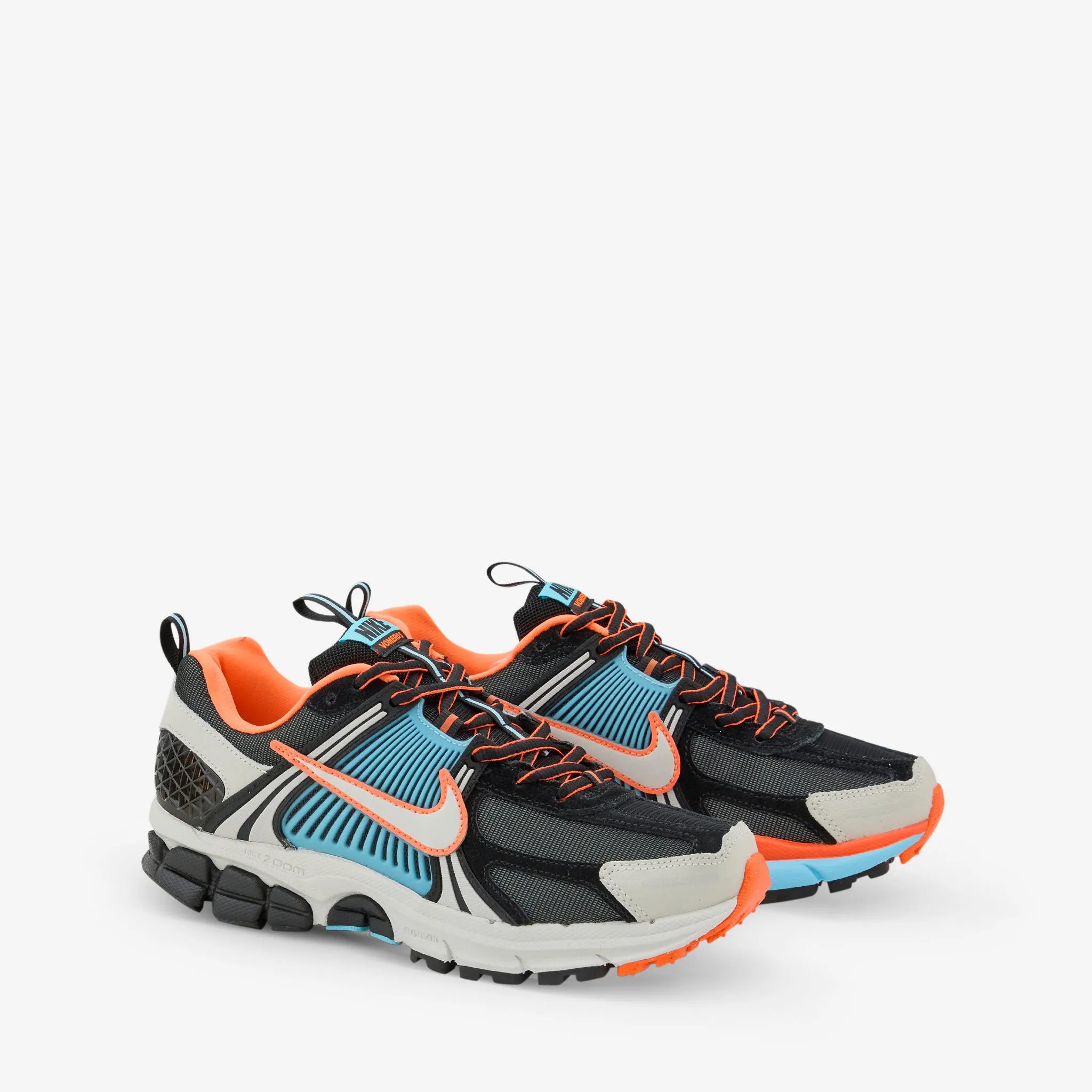 Women's Zoom Vomero 5 Premium Black | Light Bone | Blue Gaze | Total Orange Shock Use
