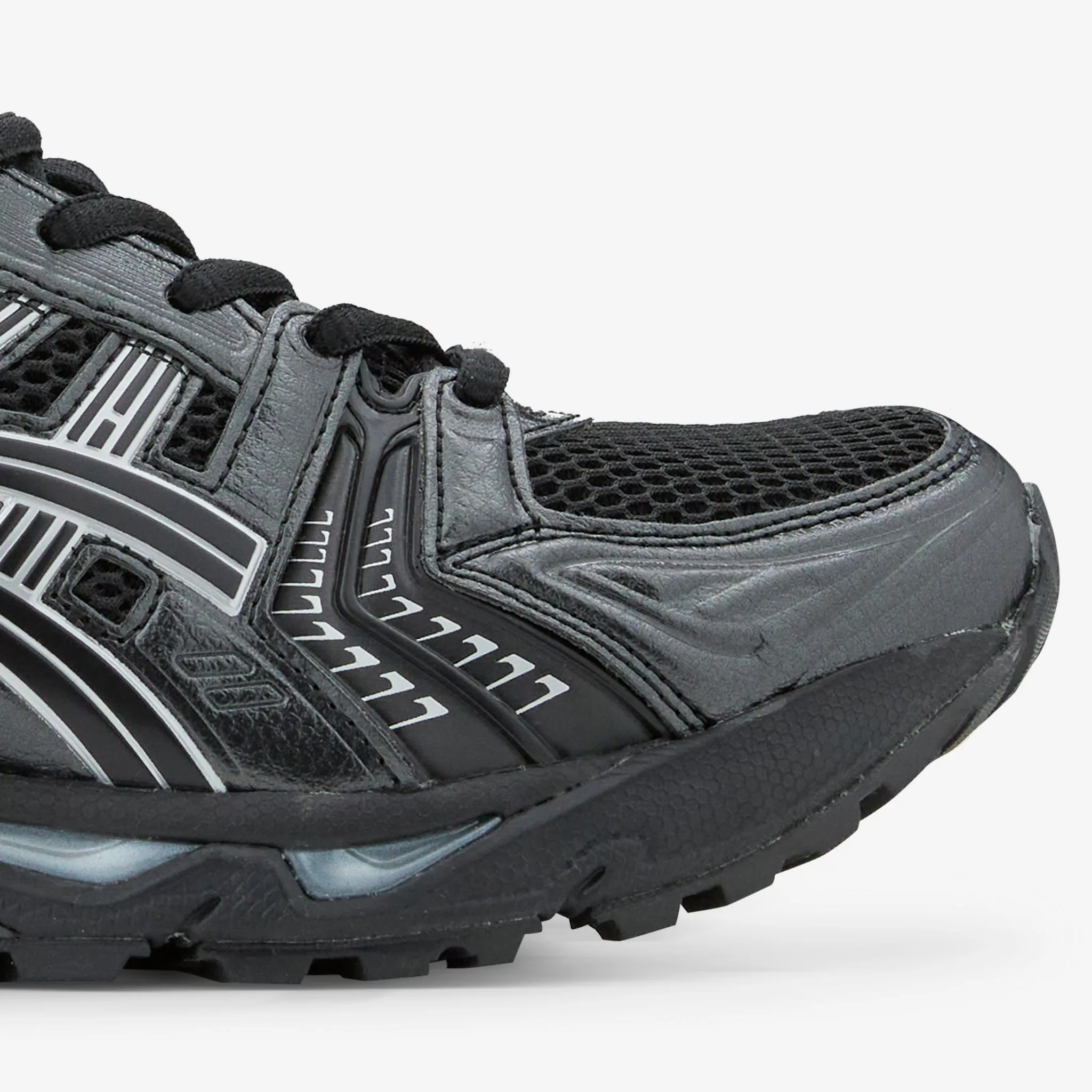 Gel-Kayano 14 Black | Pure Silver Stretchable Upper Breath Mesh