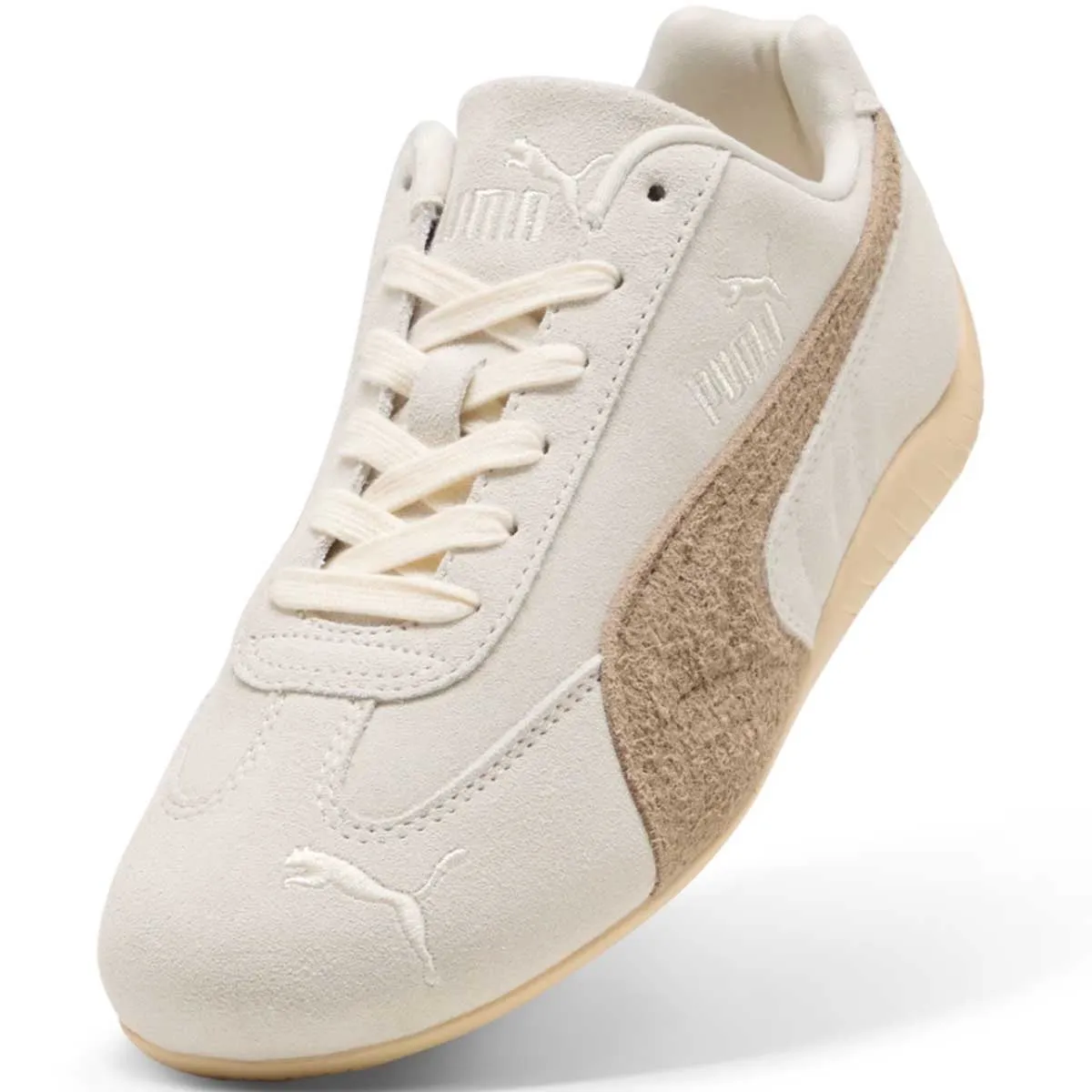 Durable Build Hiking Trails Leather Upper Wmns Speedcat Elevated 'Warm White Ice Coffee'