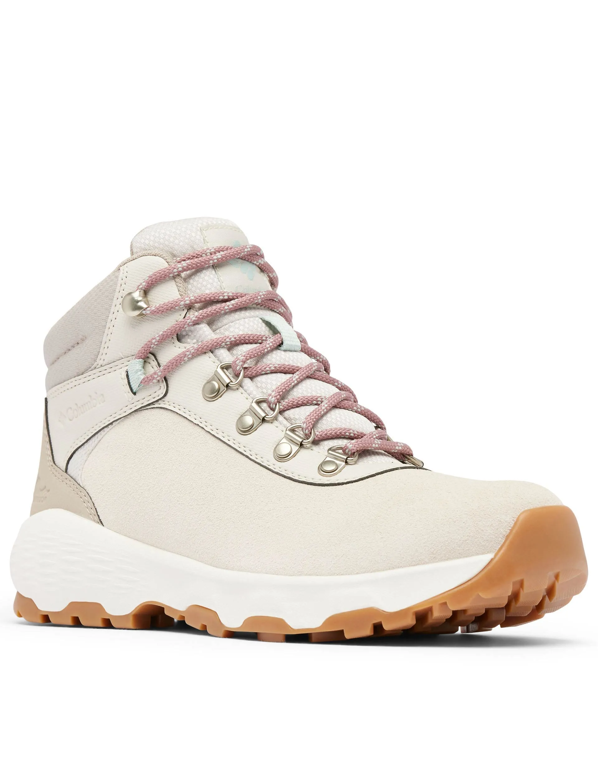 Newton Wander Waterproof Walking Boot - Cloud Grey/Cool Green Glossy Finish