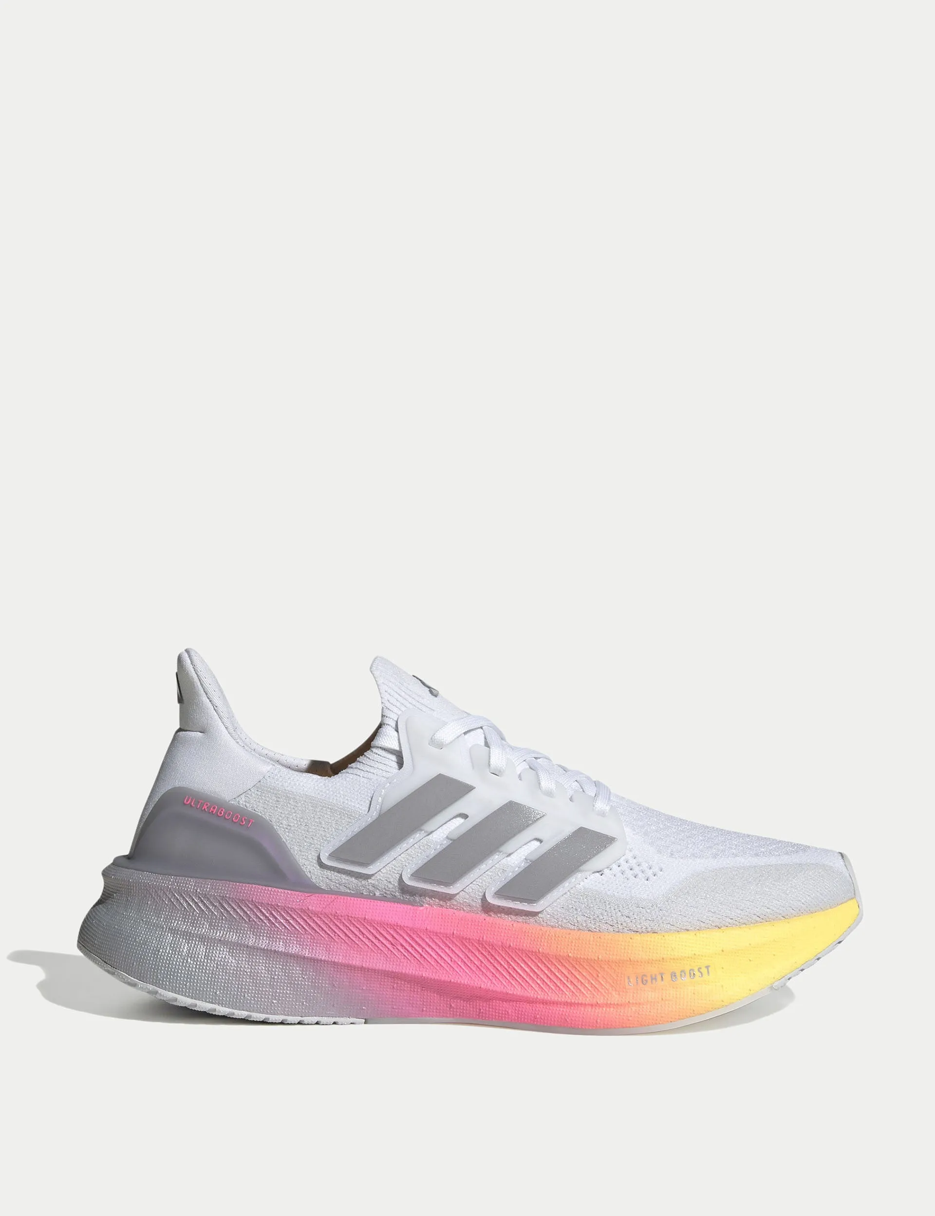 Ultraboost 5 Shoes - Cloud White/Glory Grey/Lucid Pink geometric running option