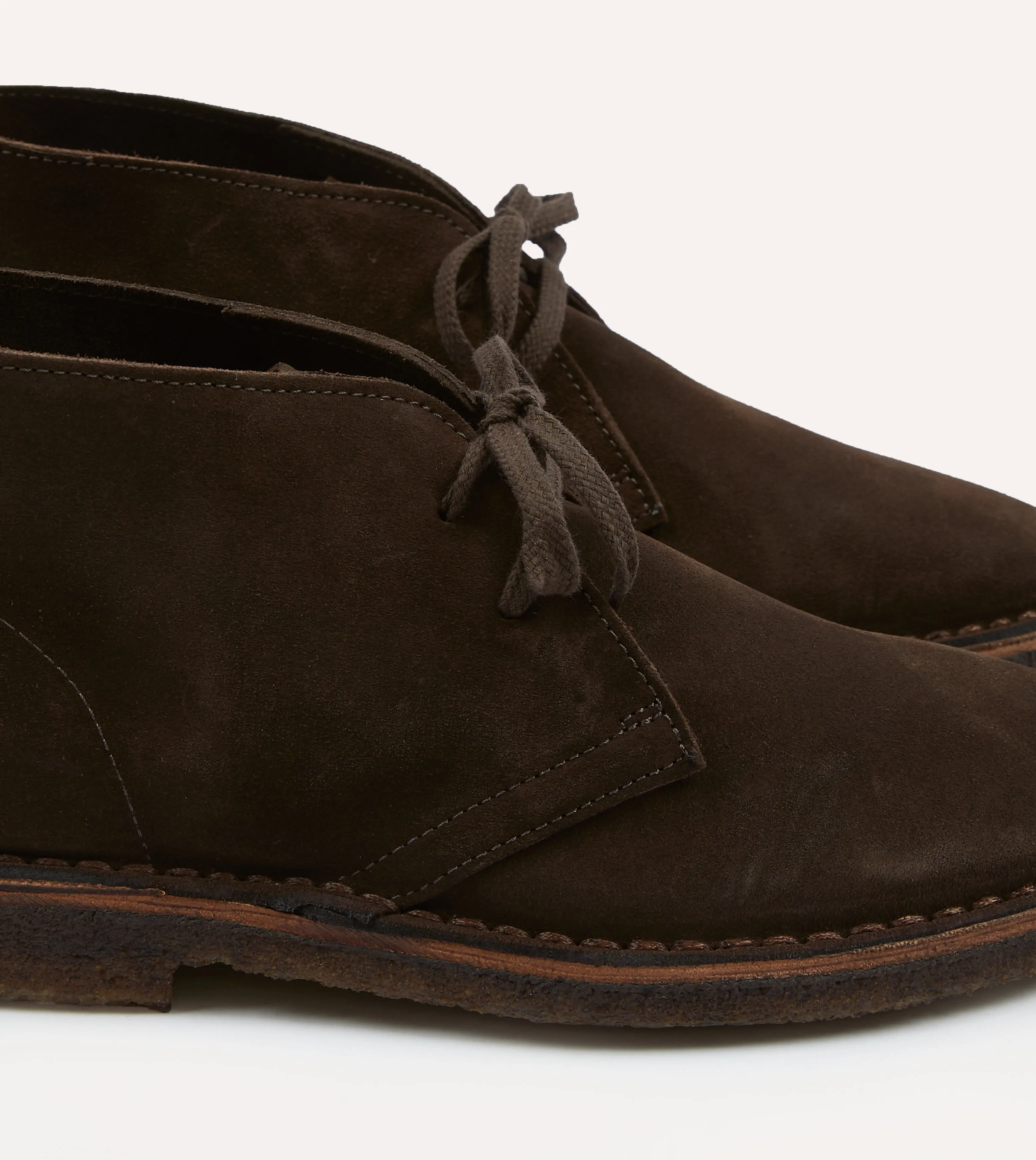 Enhanced design most indoor Clifford Desert Boot Dark Brown Suede