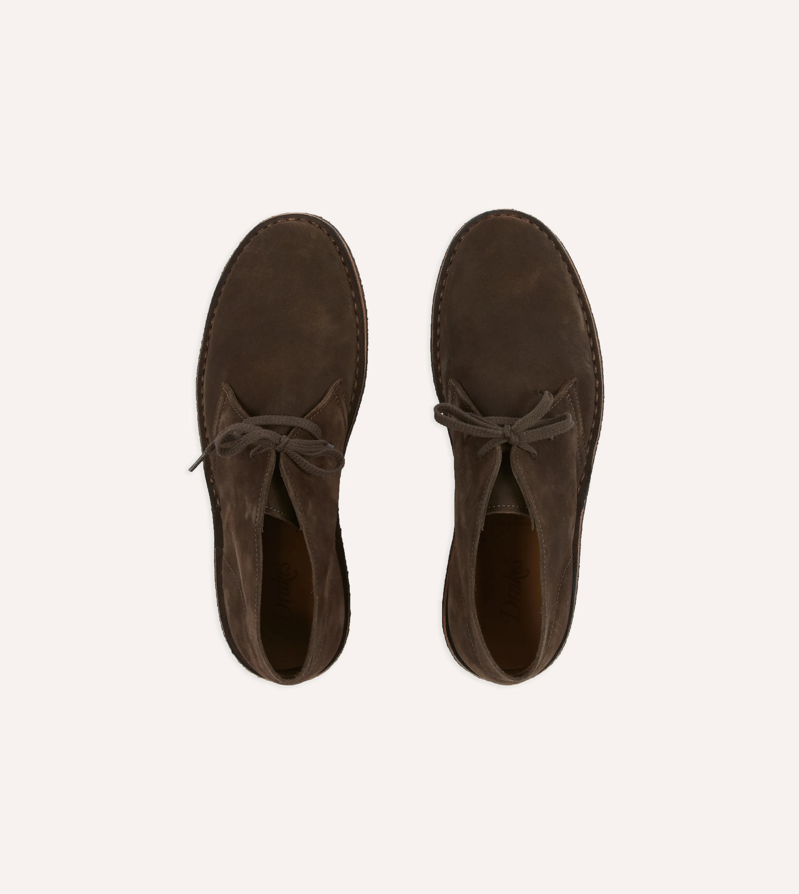 Affordable Cushioned Insole Clifford Desert Boot Dark Brown Suede