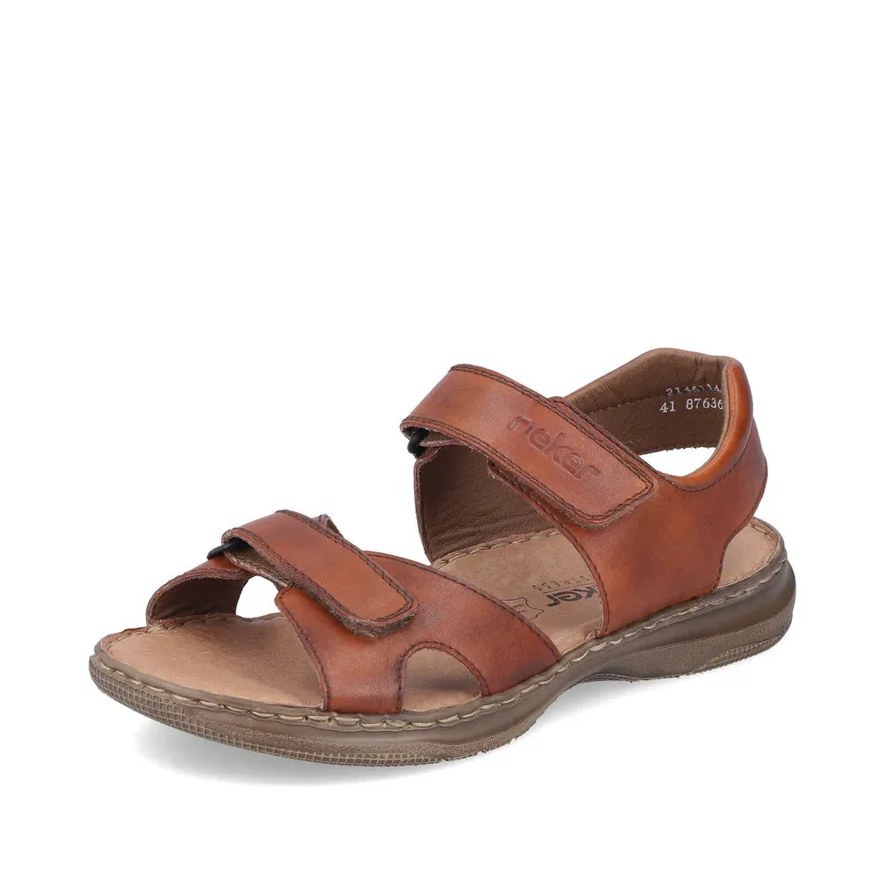 Foot Care Flexible Sandals Rieker Sandal Brown - 21461-24