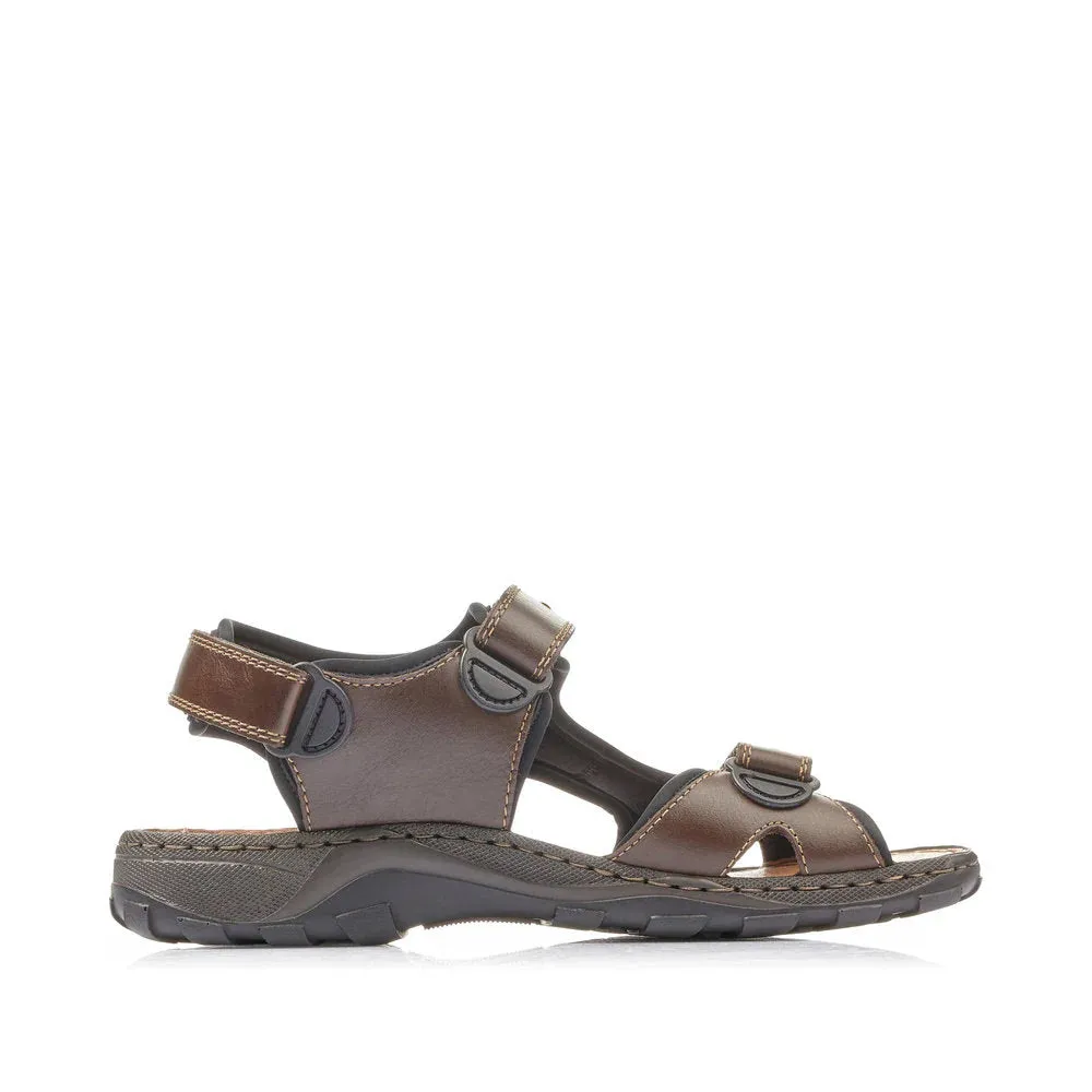 Casual Comfort Chill Gear Rieker Sandal Brown 26061 - 25