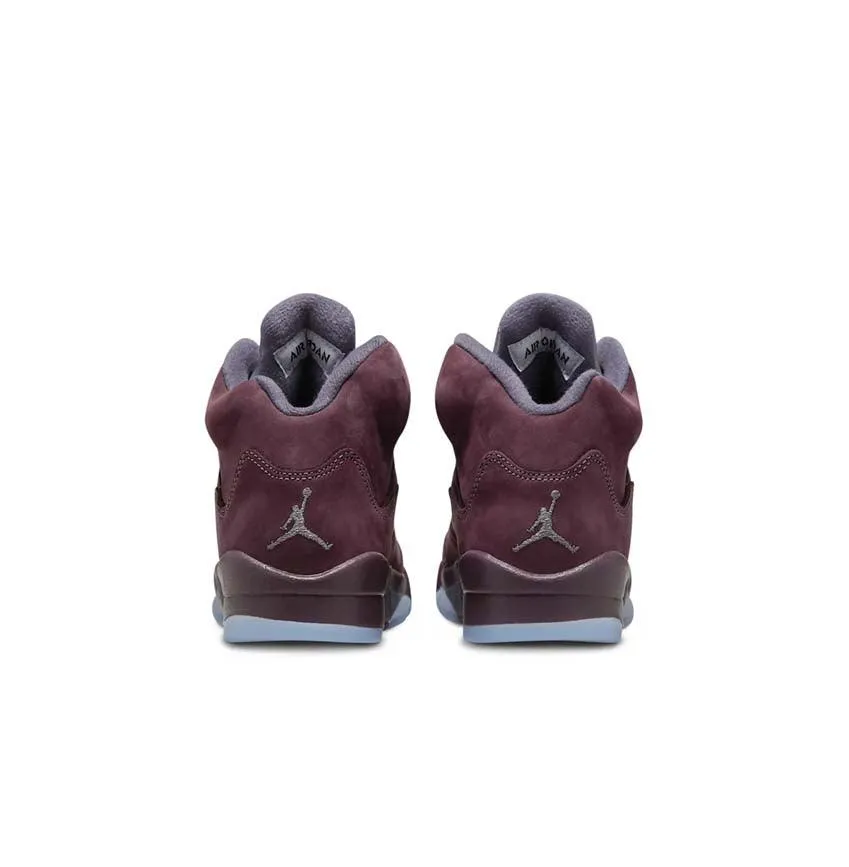 Kid's Air Jordan 5 Retro SE 'Burgundy' Comfort toe