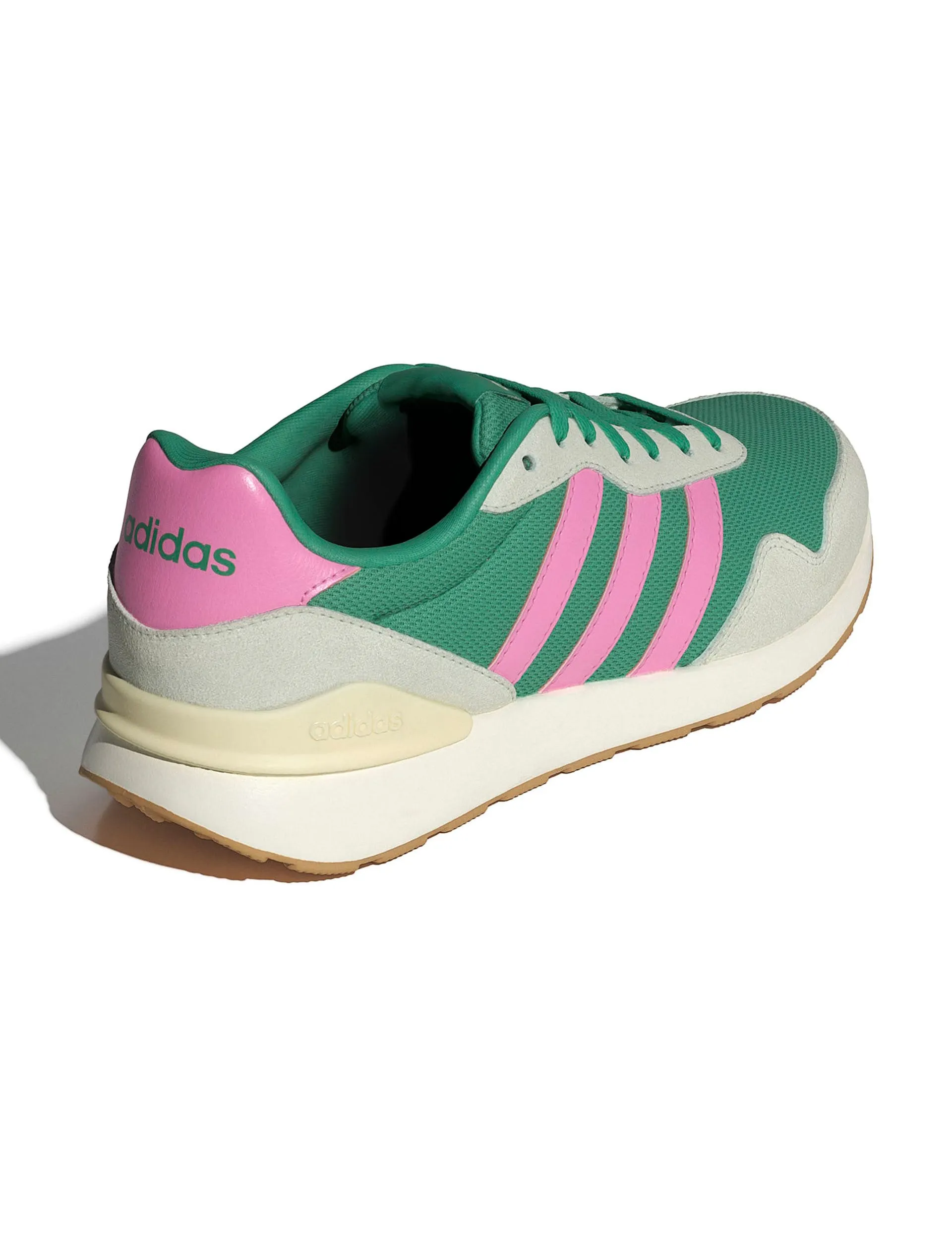 Run 60S 4.0 Shoes - Semi Court Green/Bliss Pink/Warm Vanilla Office Friendly