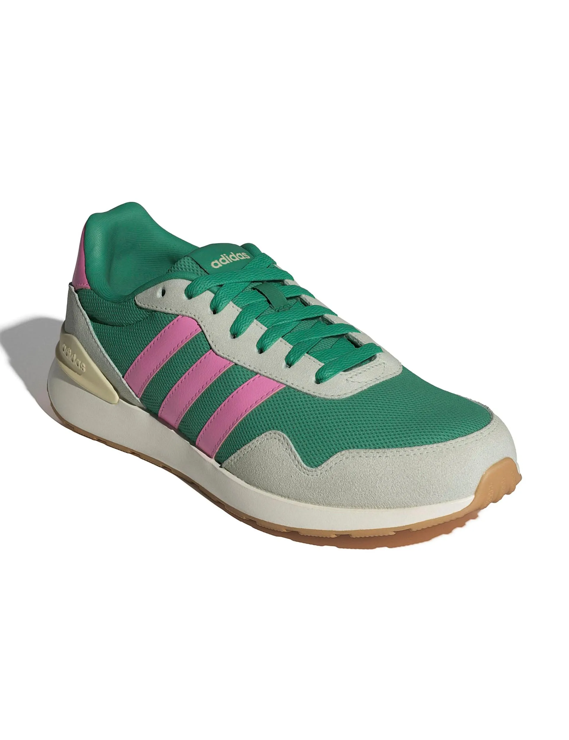 Walk Ease Run 60S 4.0 Shoes - Semi Court Green/Bliss Pink/Warm Vanilla