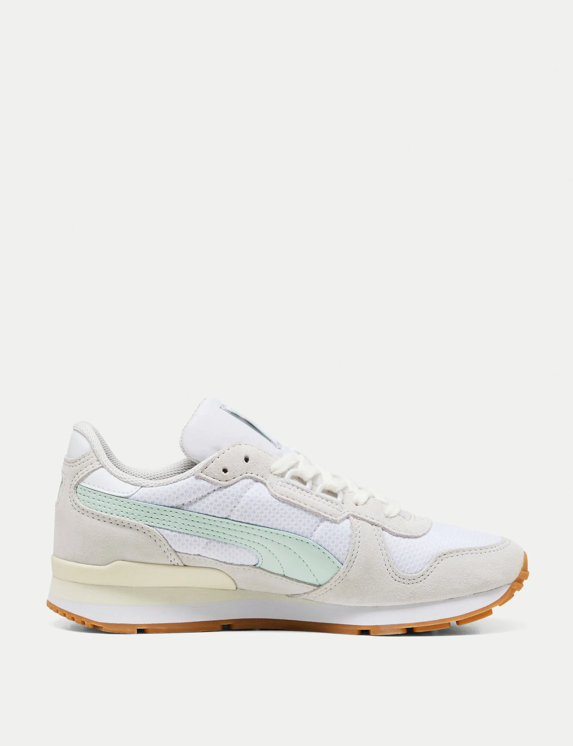 Designer Style RX 737 Mesh Sneakers - White/Gum