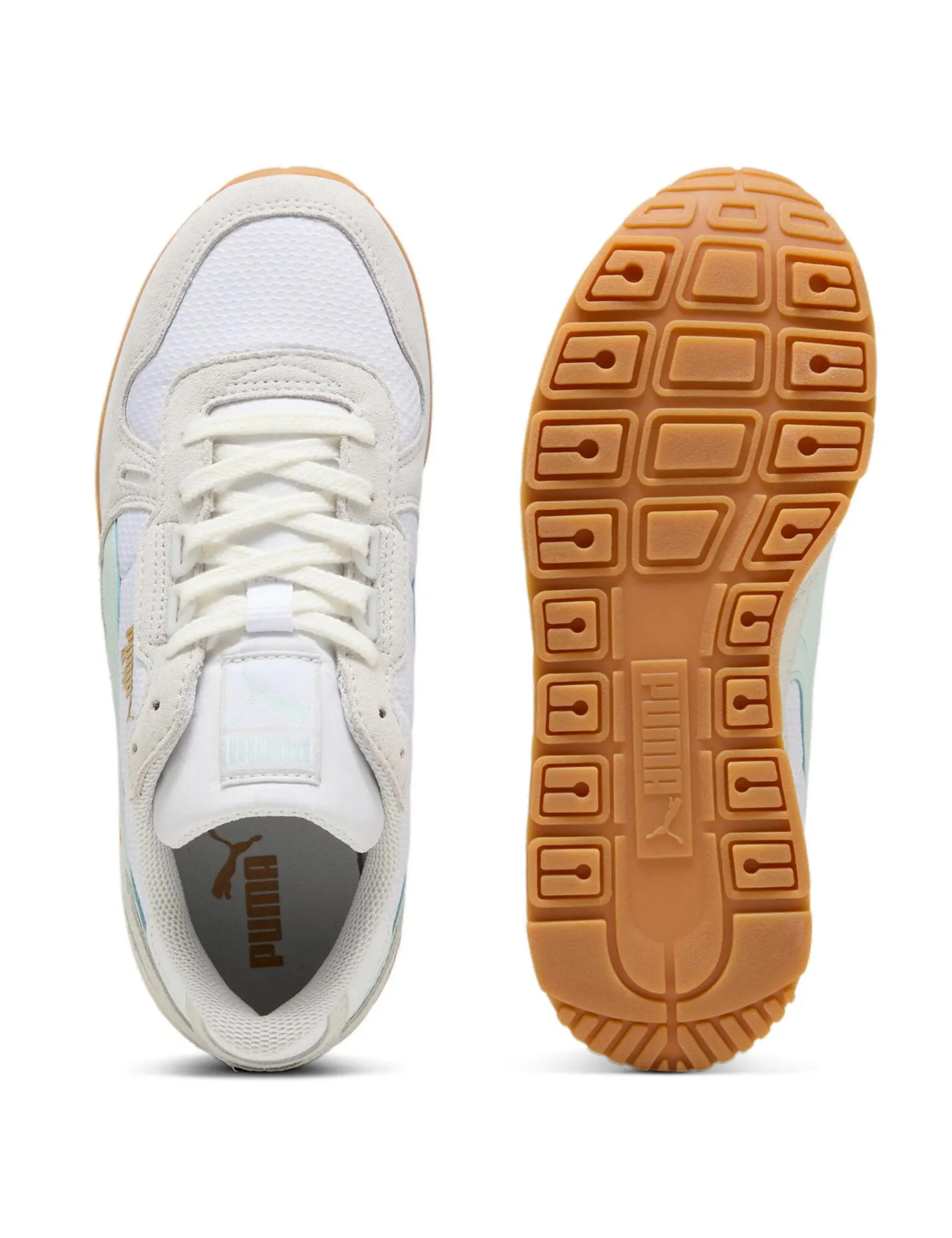 RX 737 Mesh Sneakers - White/Gum Impact Diffusing Design
