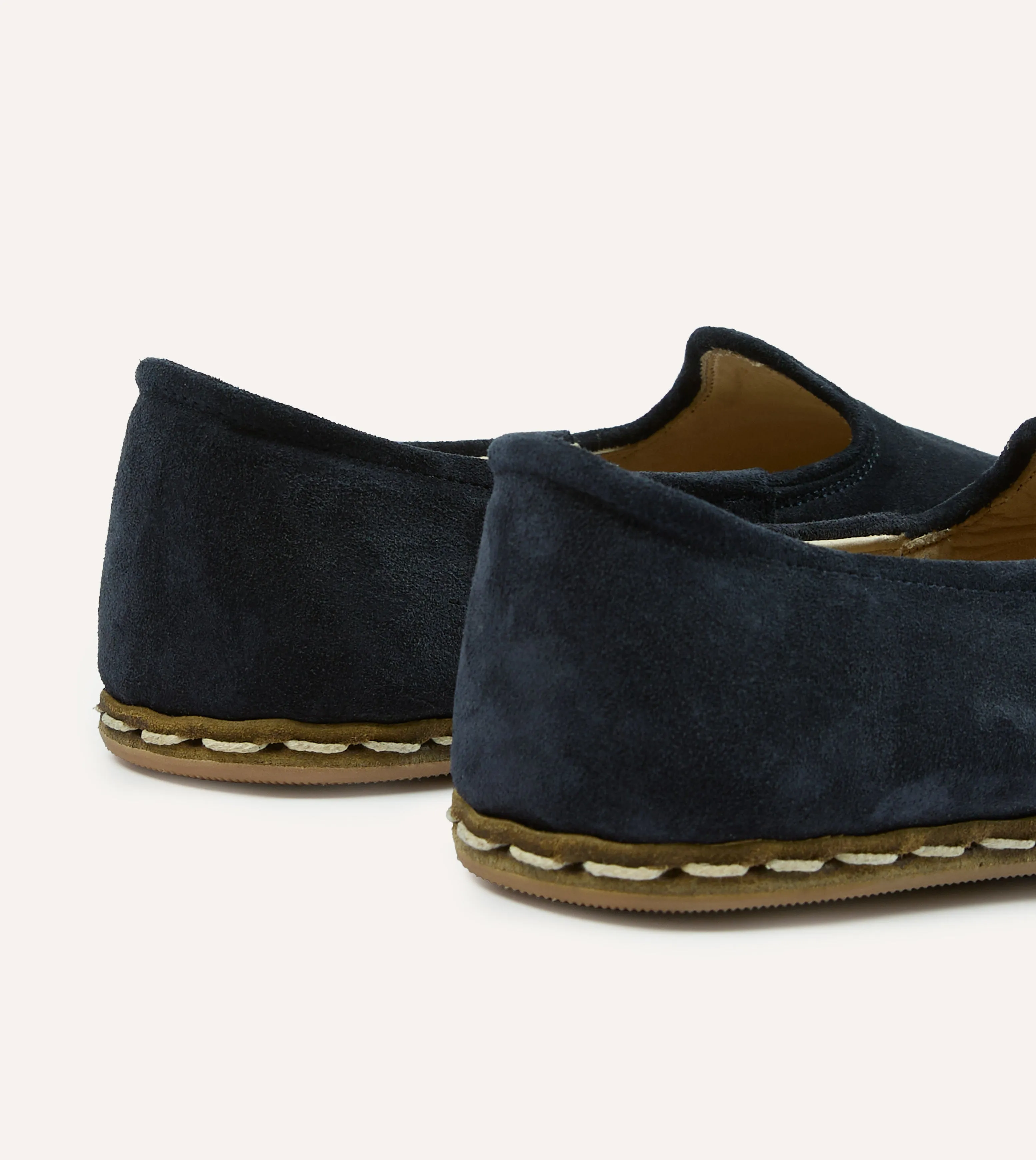 cushioning - level Sabah Oxford Navy Suede Shoes