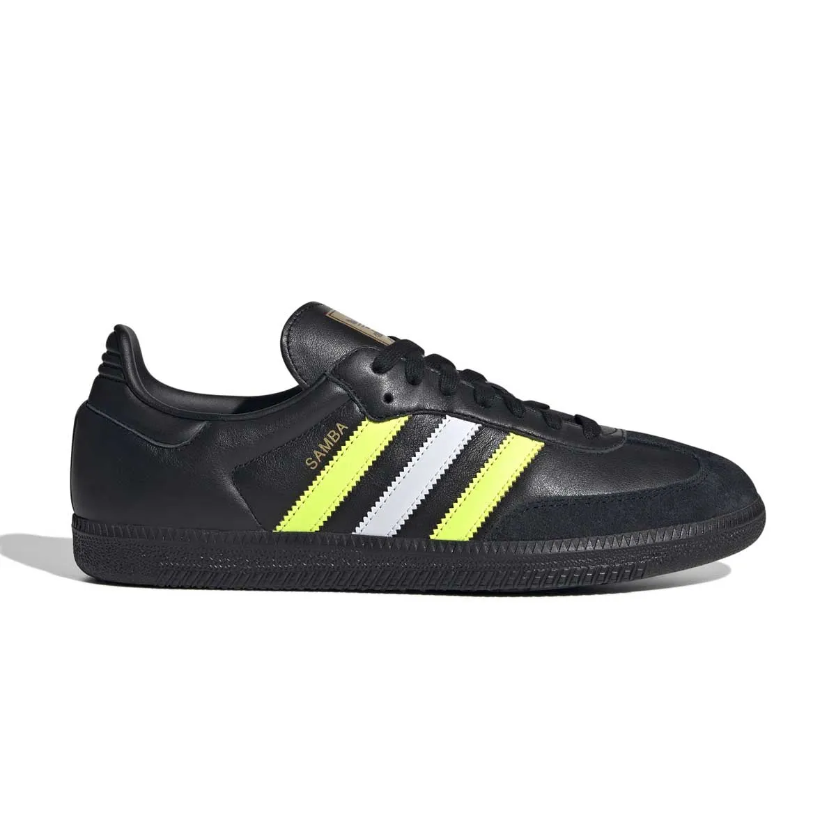 Cushioned Base Health Focused Curve Hug Samba OG 'Black Solar Yellow'
