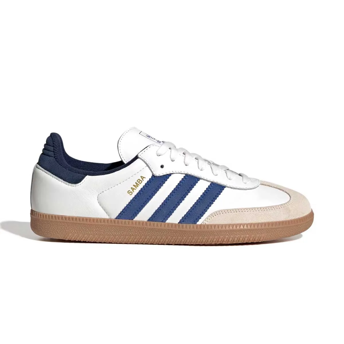 Samba OG 'Core White Royal Blue' Morning Walk Shiny Tone