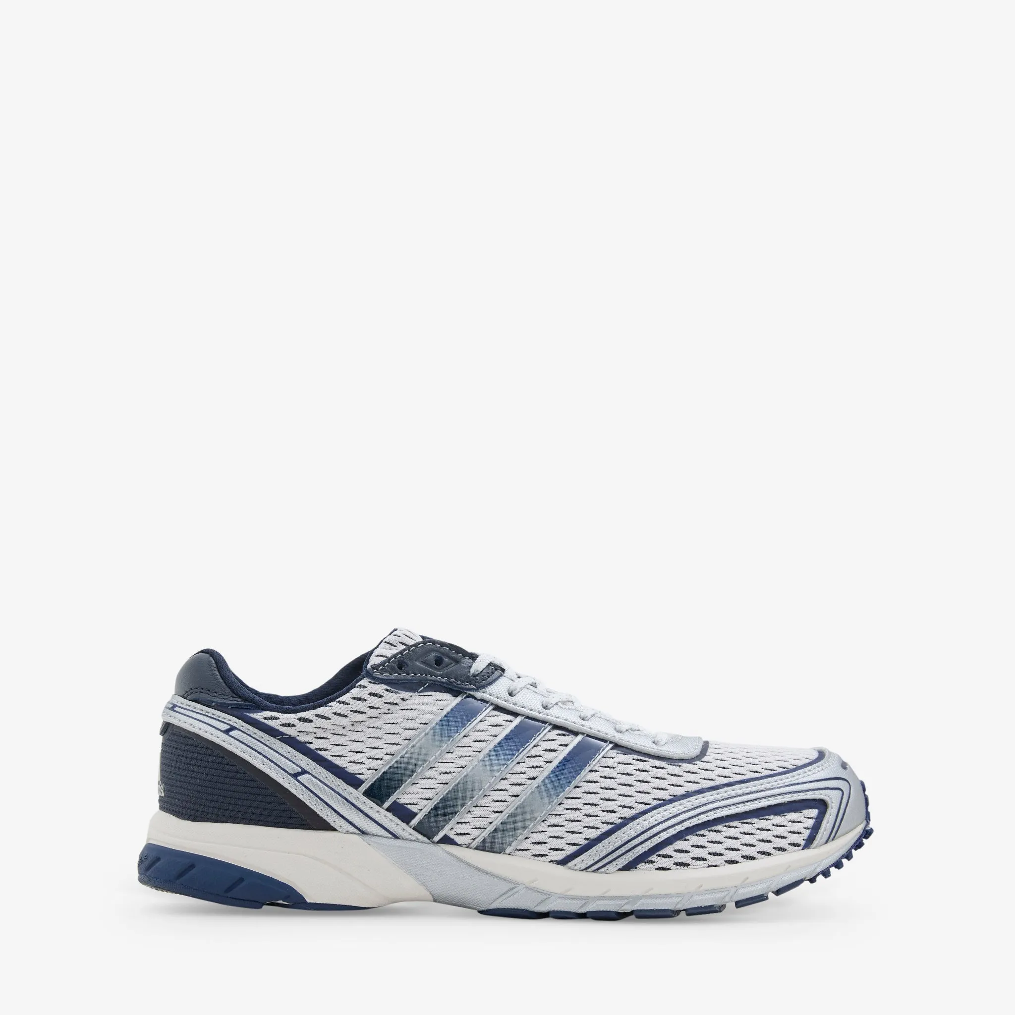 Pace Maker Plan Step Sporty & Rich x Women's Adizero Adios Cloud White | Collegiate Navy | Cloud White