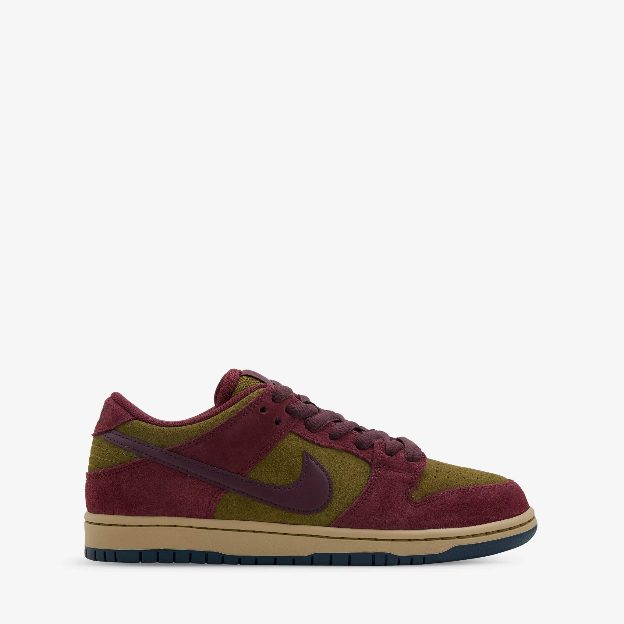 Smart Steps SB Dunk Low Pro Dark Team Red | Burgundy Crush | Olive Flak