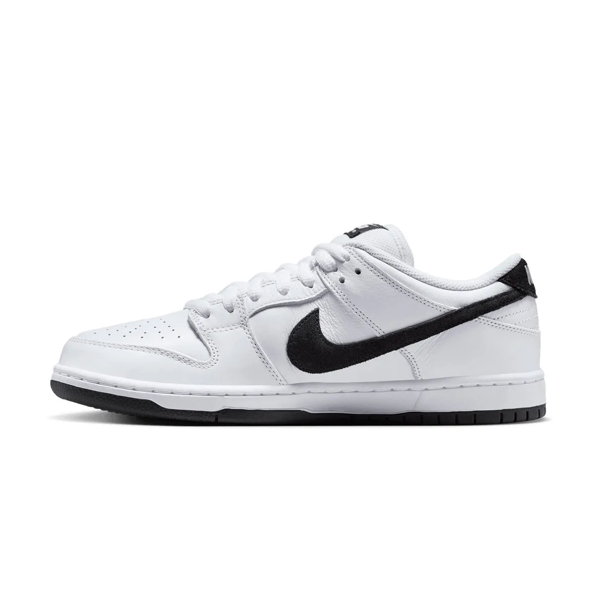 SB Dunk Low Pro 'White Black' Comfort Bend