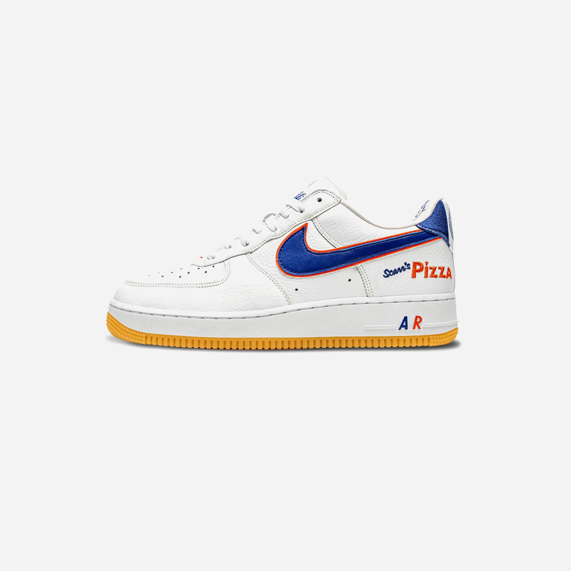 Sporty Comfort Structural Weave Technology Scarr's Pizza x Air Force 1 Low 'Friends and Family'