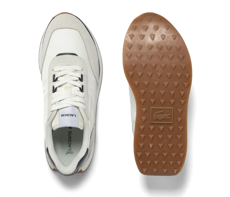Men's Lacoste L-Spin 123 1 SMA (White/Navy) Waterproof Option Street Edge