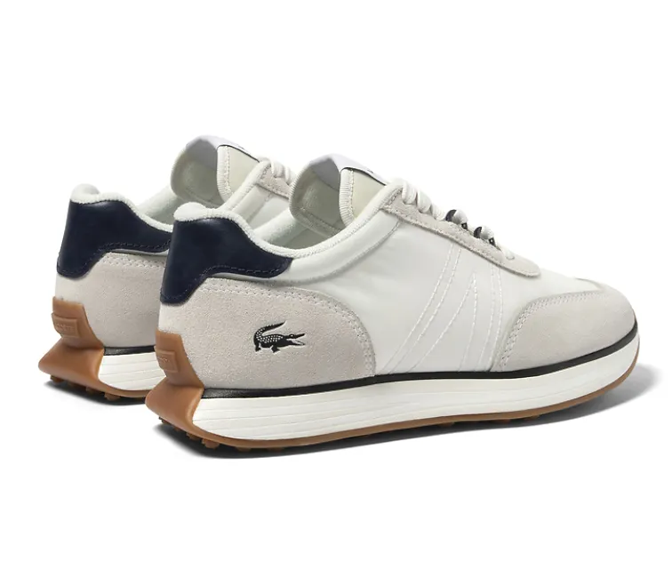 Men's Lacoste L-Spin 123 1 SMA (White/Navy) Daily Movement Sleek Fit