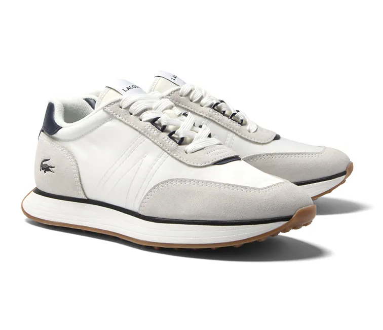Lifestyle Upgrade Drill Hike Men's Lacoste L-Spin 123 1 SMA (White/Navy)