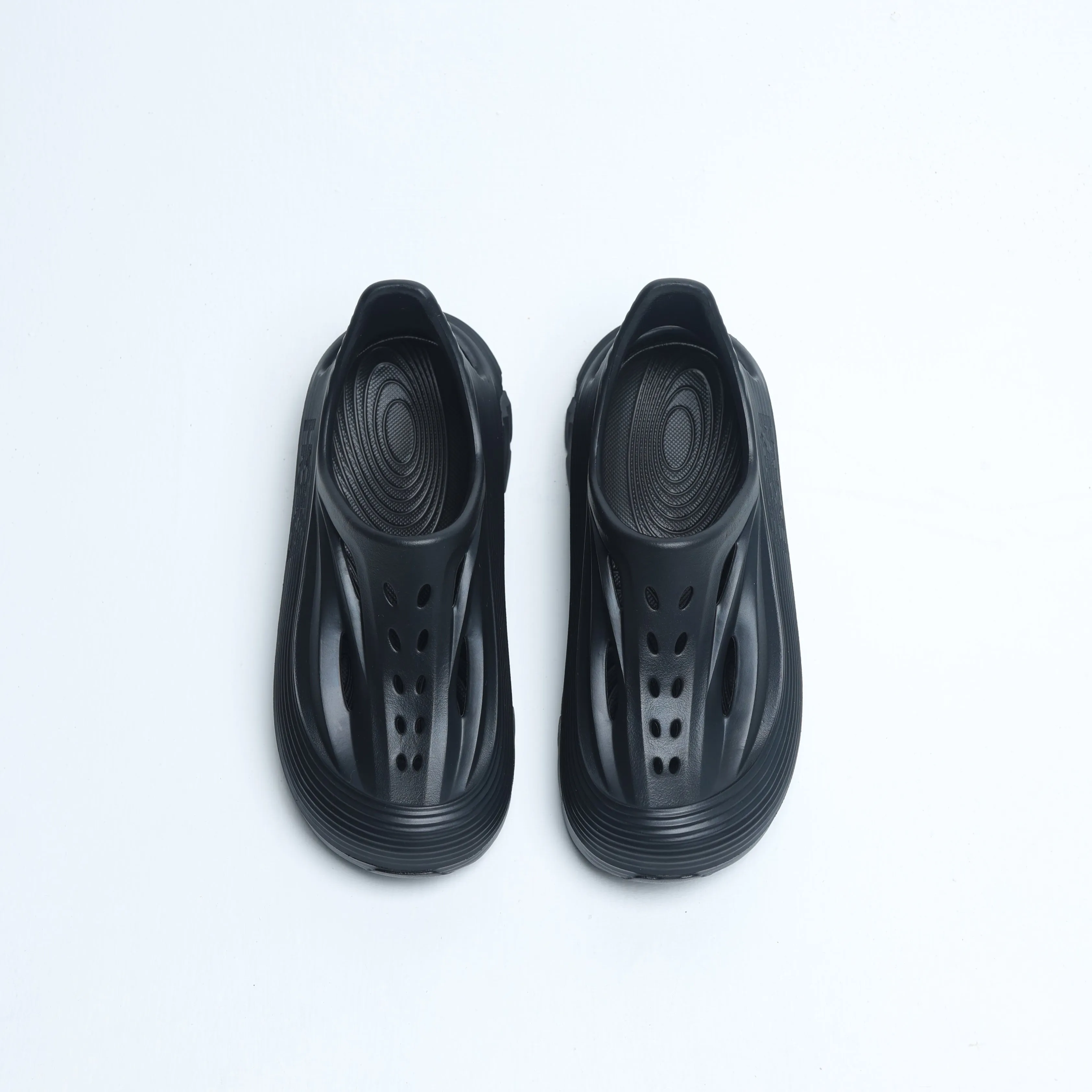 Hoka - Men's Sandals II - Black Ergonomic Heel Cup Design Comfort Pad