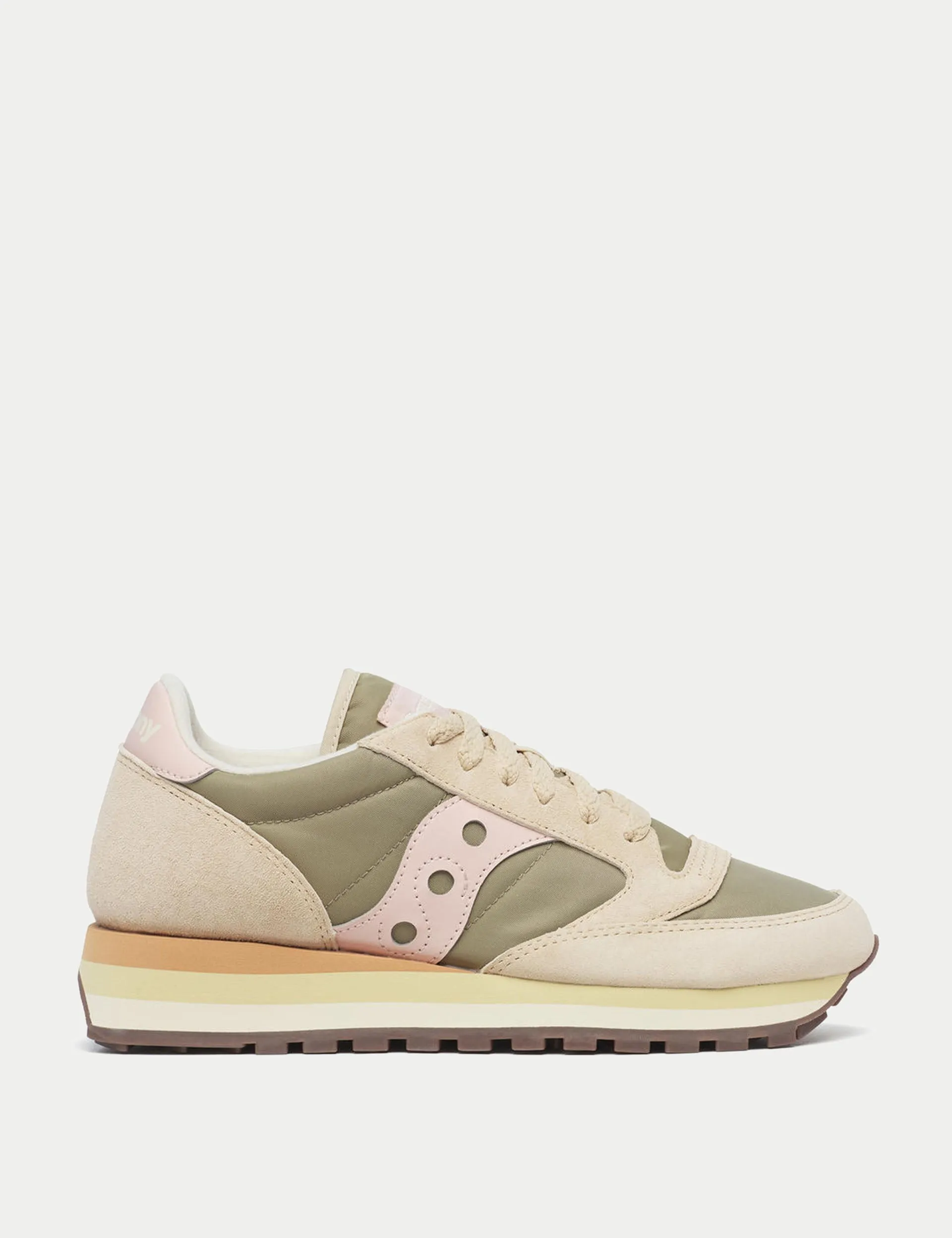 Jazz Triple - Green/Pink heel - support shoes Stretchable
