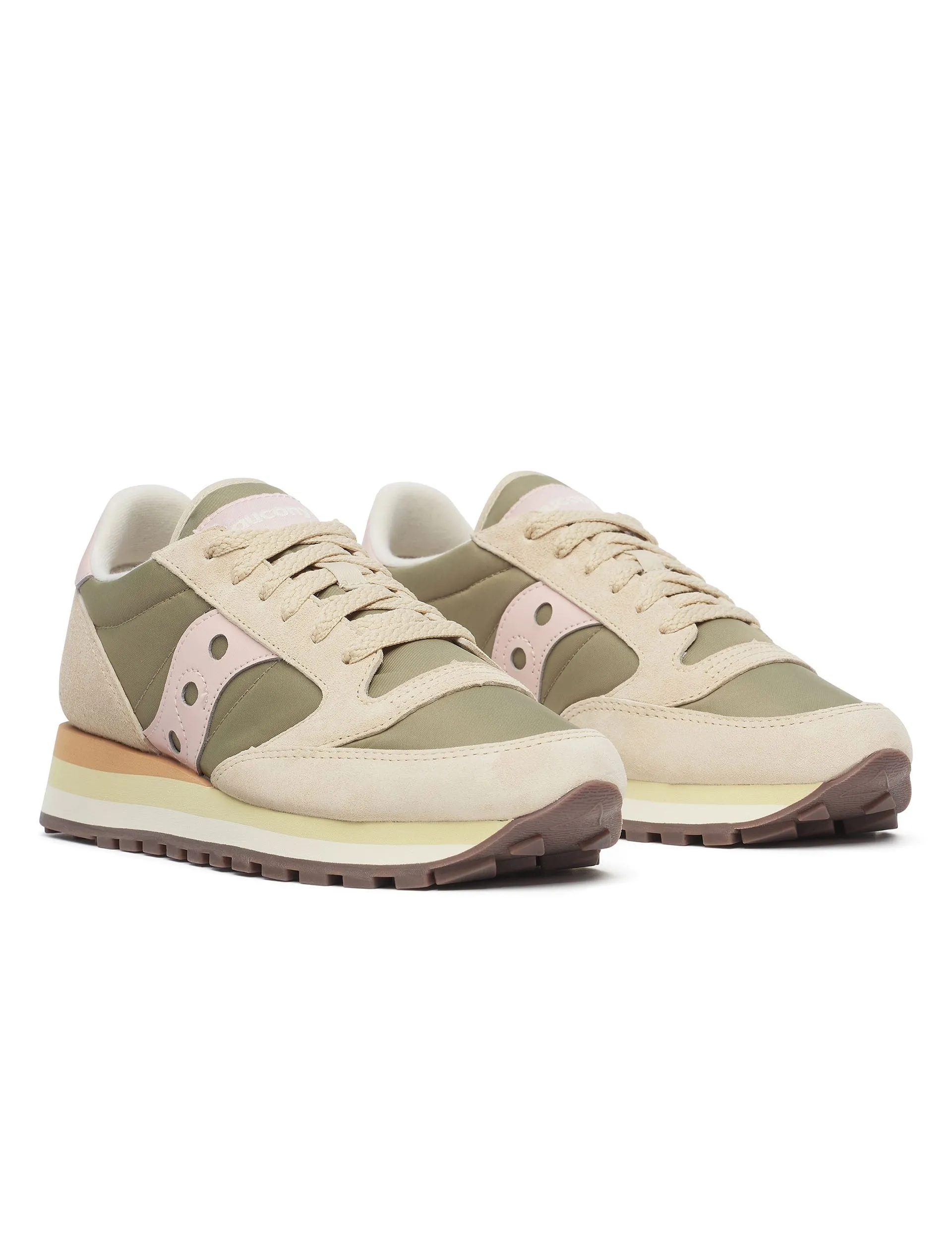 Jazz Triple - Green/Pink anti - fatigue sole waterproof