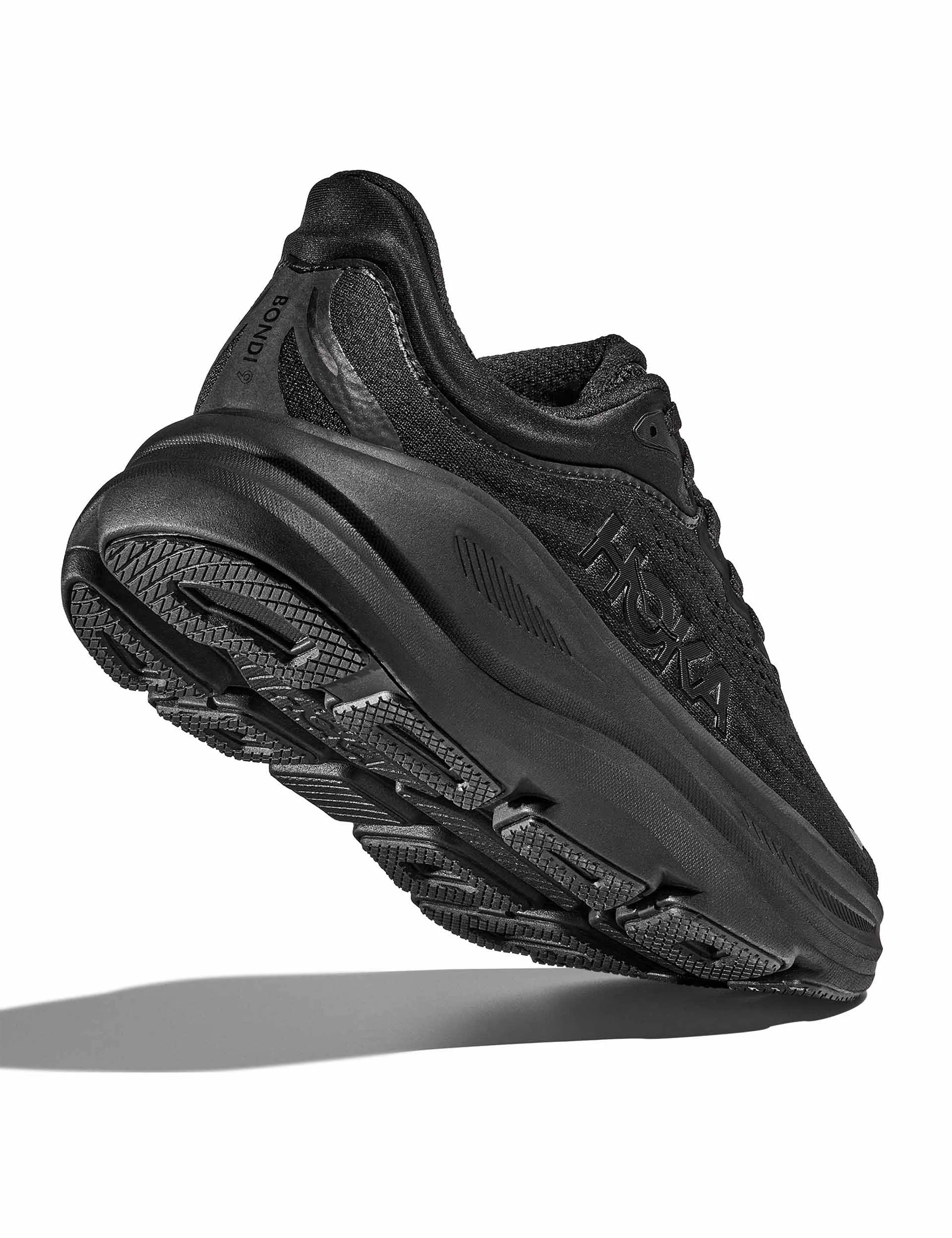 colorful running shoes Interval running Bondi 9 - Black