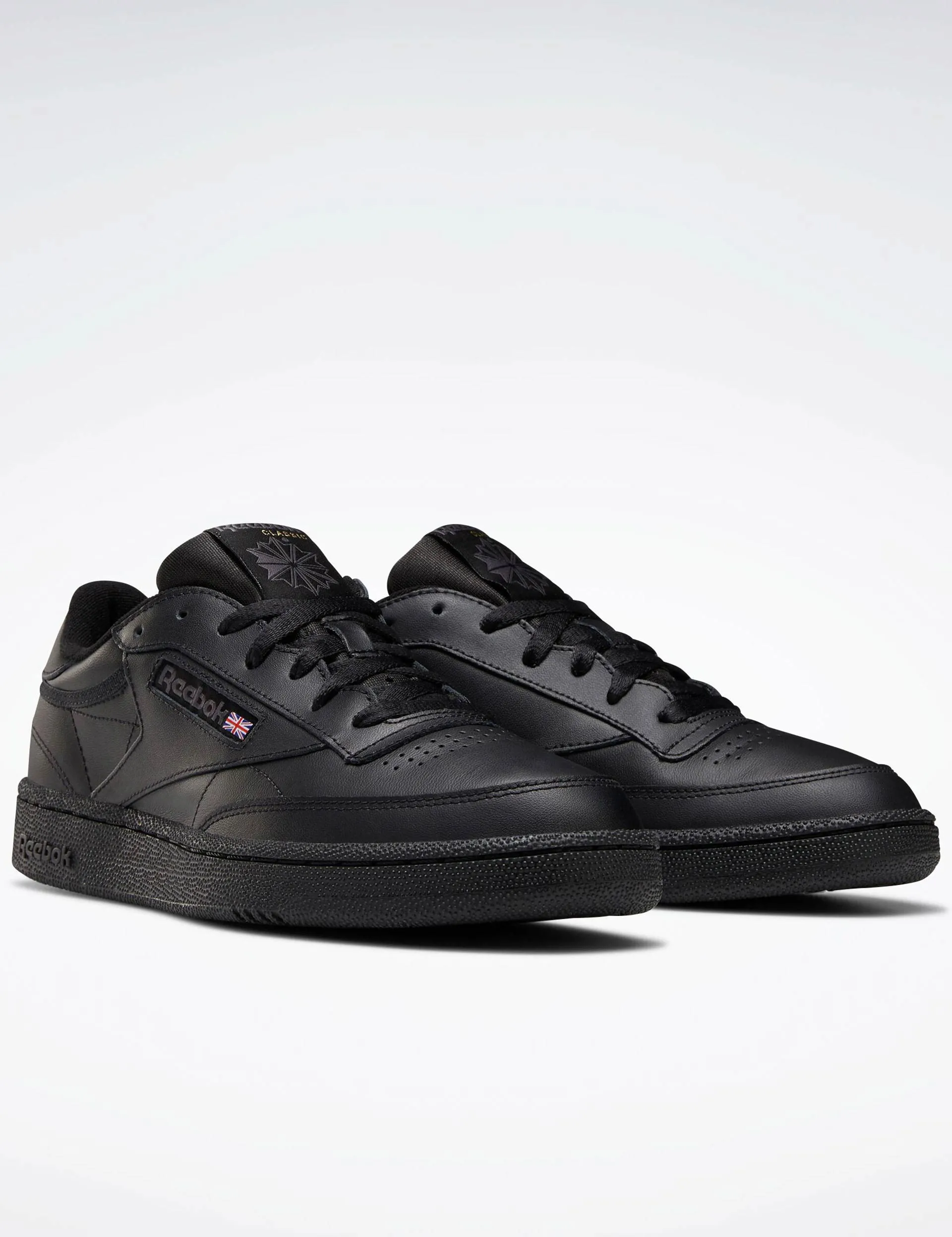 vegan running shoes Club C 85 Shoes - Intense Black/Charcoal