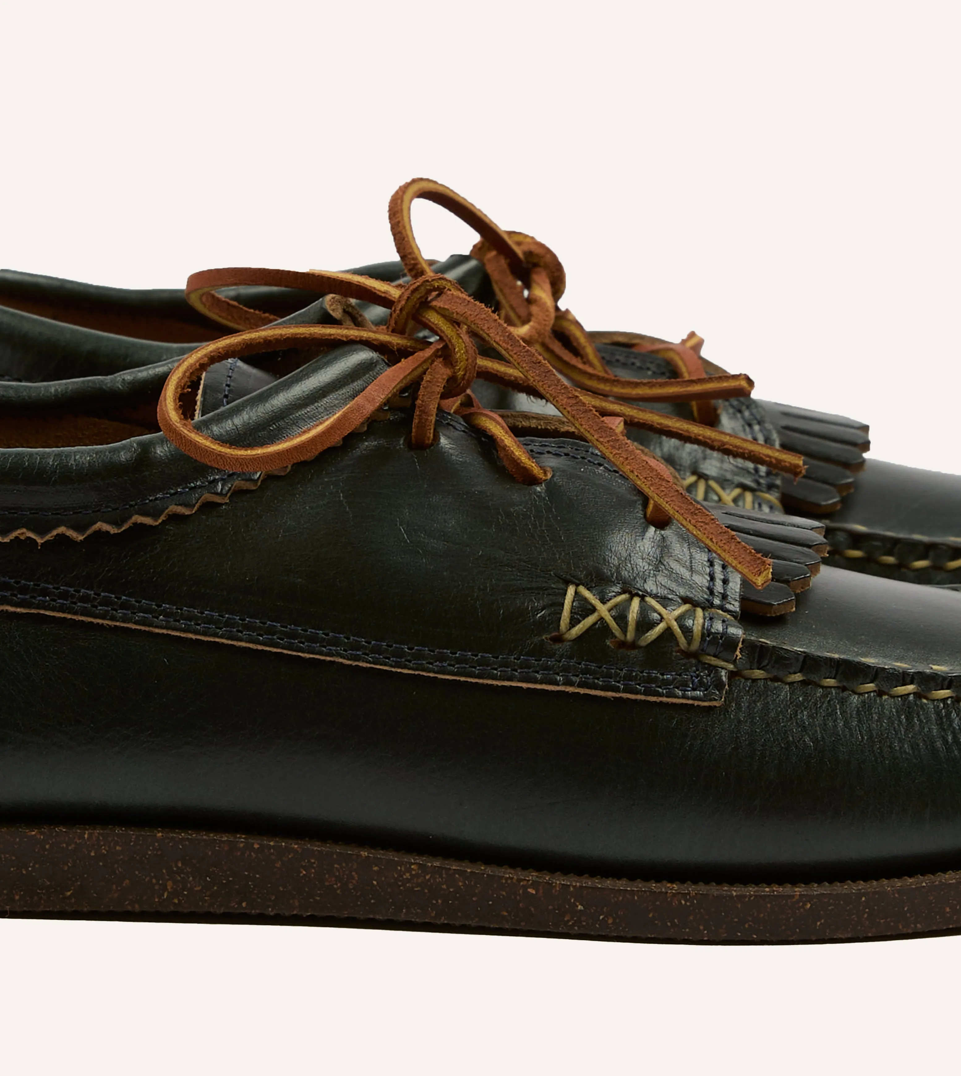 weekenders - specific features Enhanced silhouette Yuketen Navy Kiltie Blucher with Camp Sole