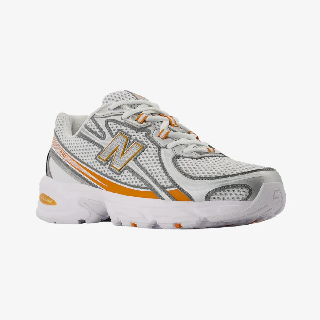 Clean Step mens new balance 740 (white/classic orange)