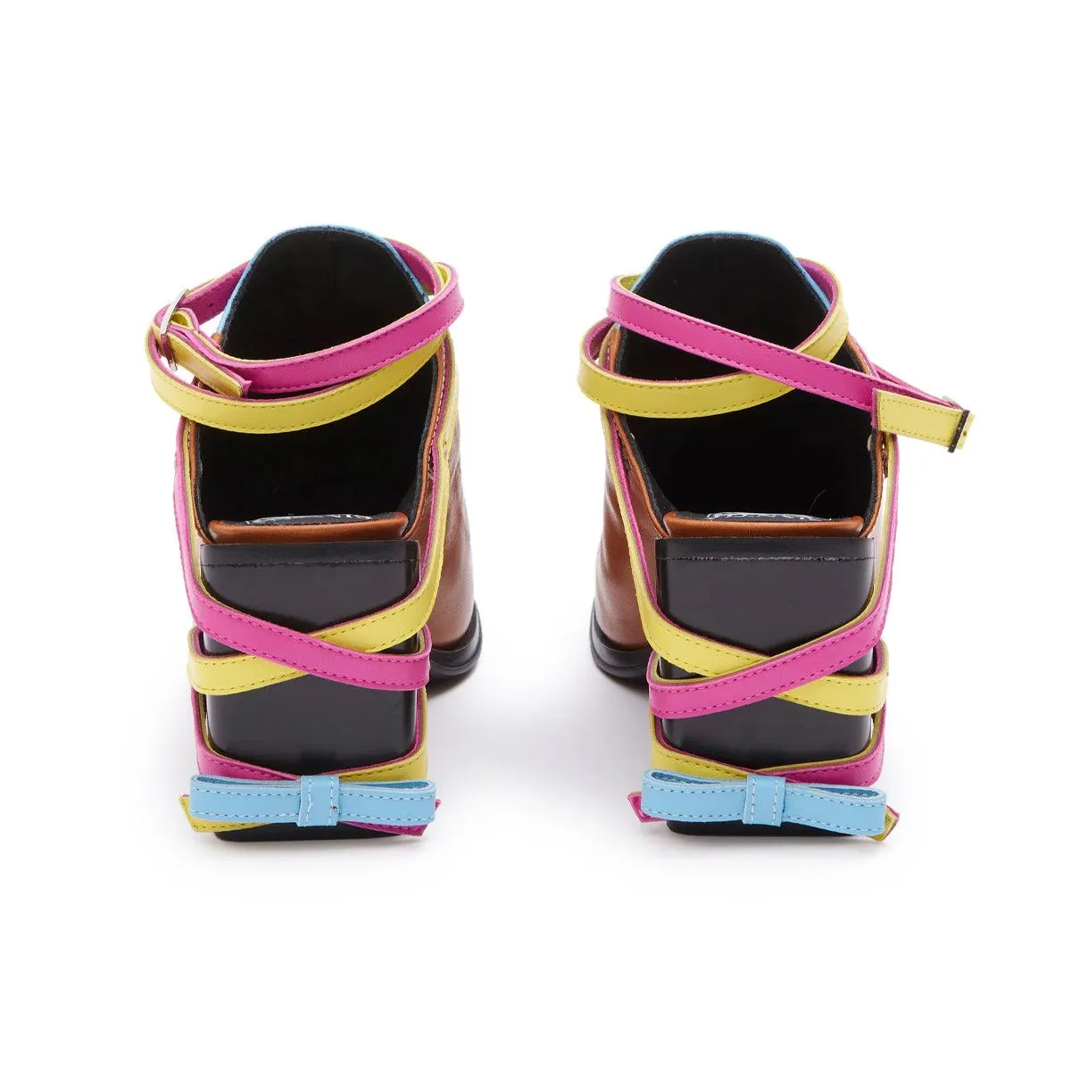 Forest Path   Simona Vanth Tango Stacked Heels 'Multi'