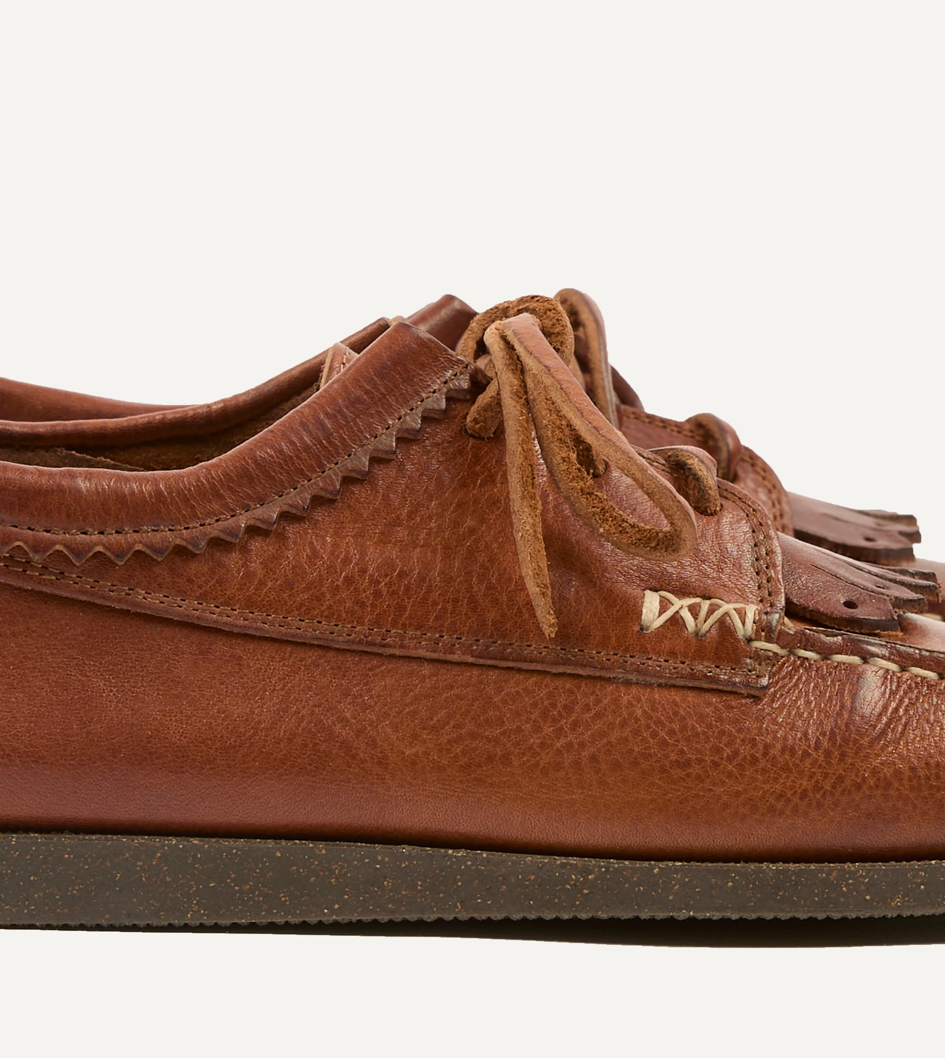 students least hiking Yuketen Cognac Italian Blucher with Camp Sole