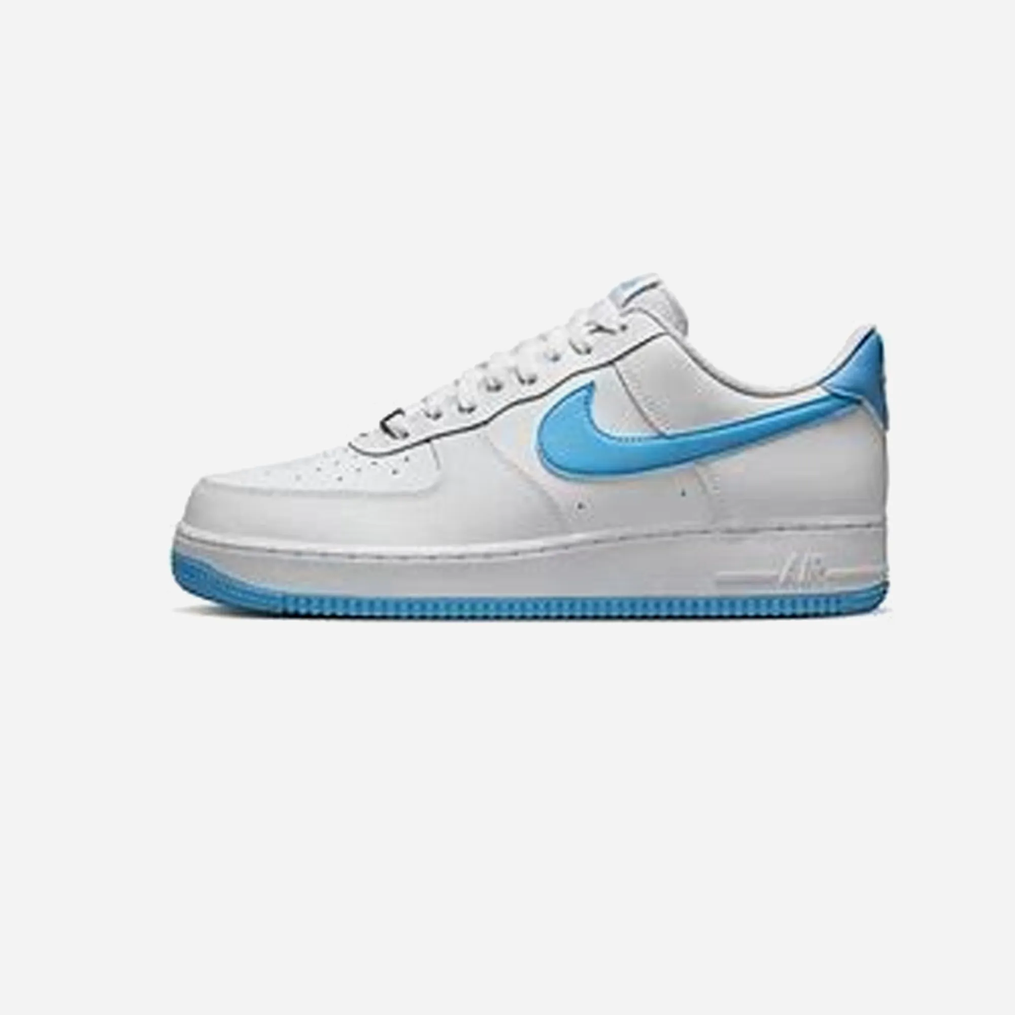 Padded Activity Flex grooves Nike Air Force 1 Low '07 White Aquarius Blue
