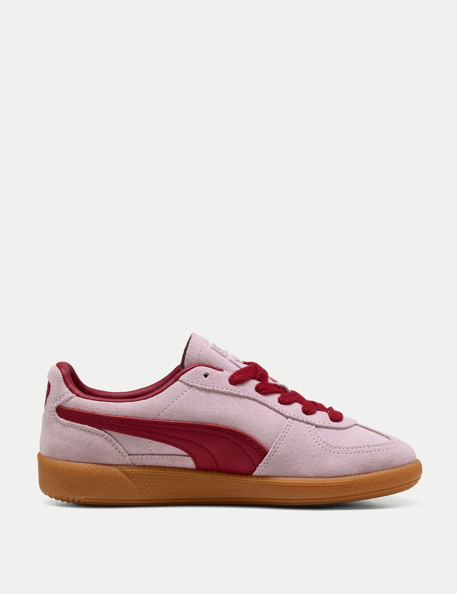 Palermo Sneakers - Rose Mauve/Dark Crimson Fit Daily