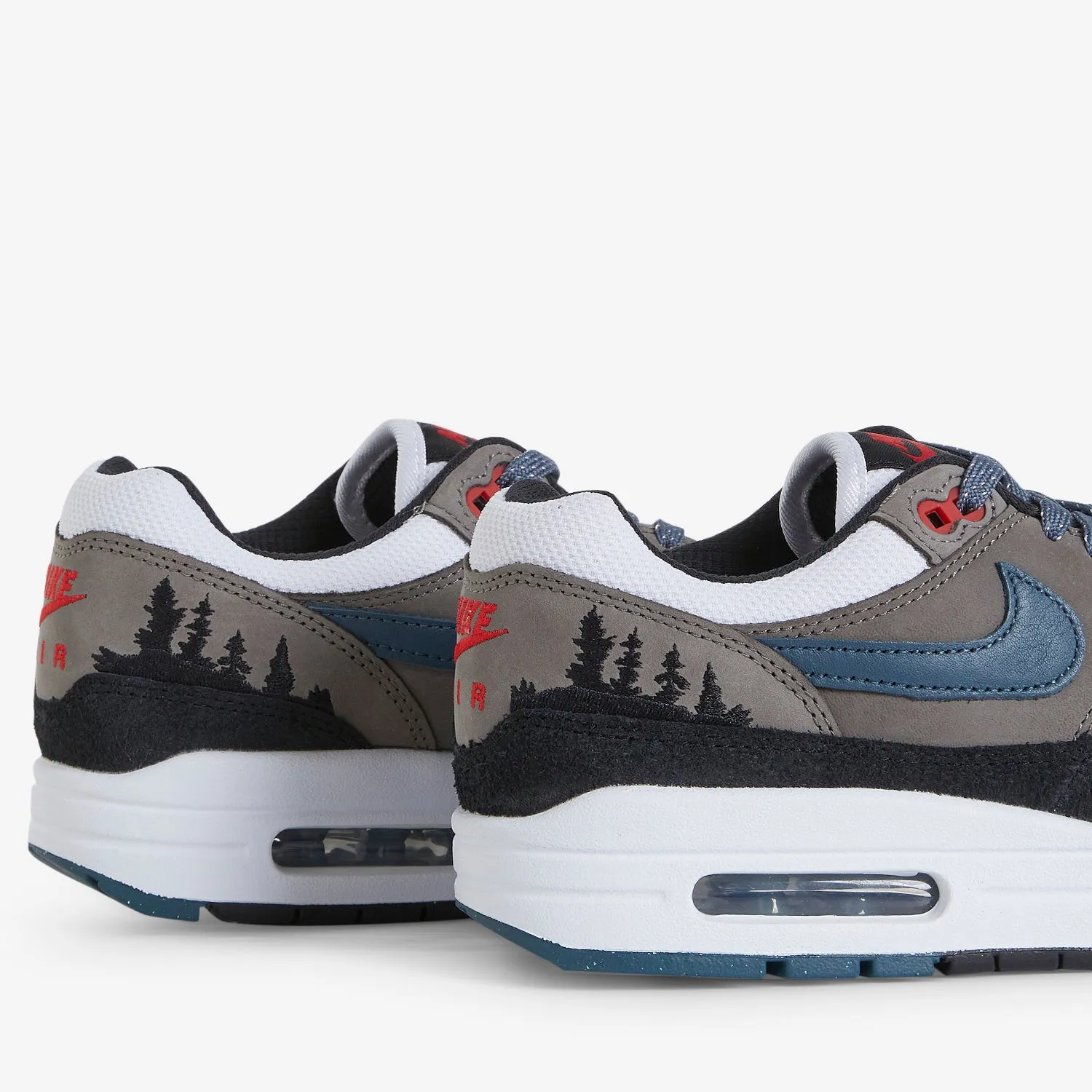 Air Max 1 PRM White | Slate Blue | Black | Soft Grey Fast Outing