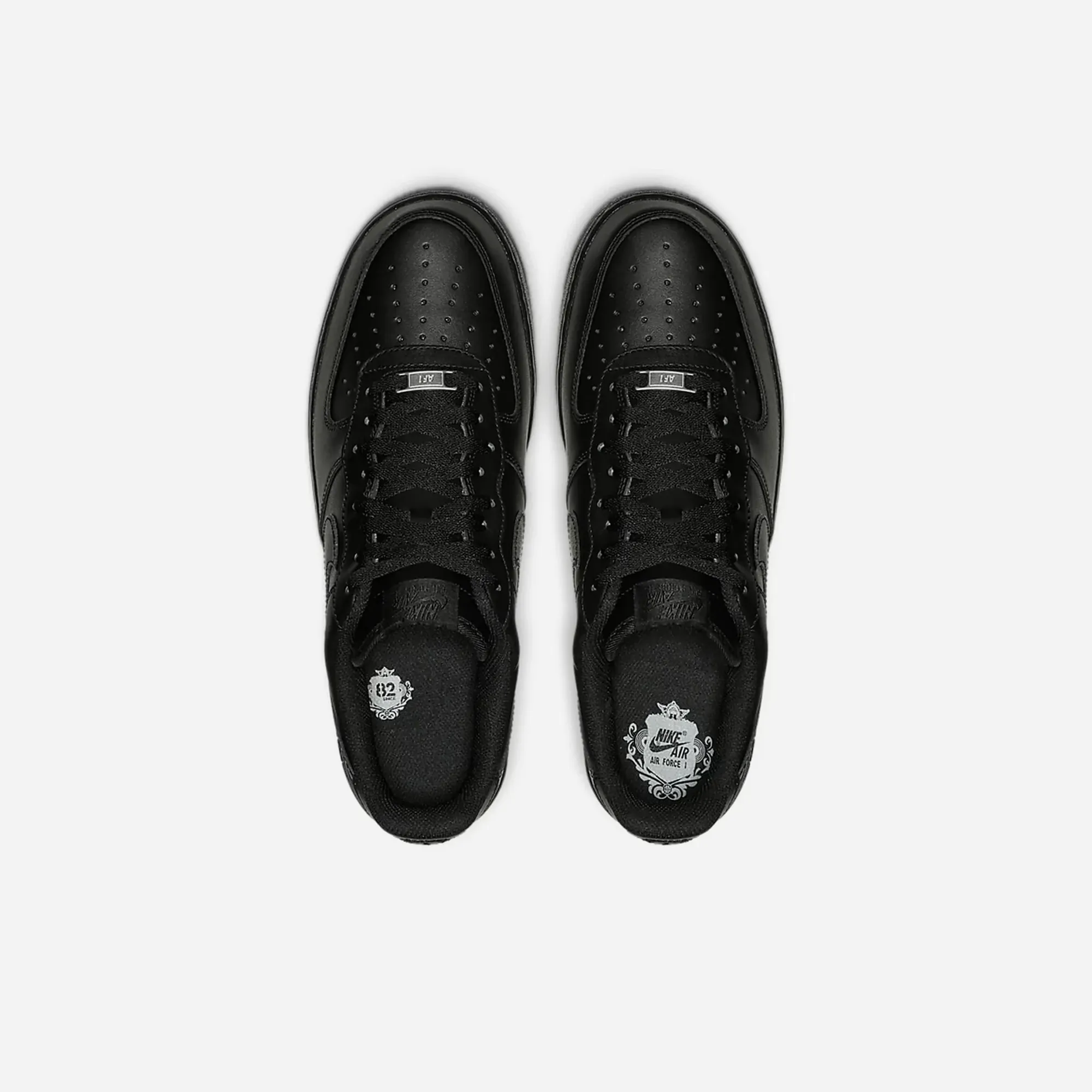 Snug Heel Lock Nike Air Force 1 Low '07 Black
