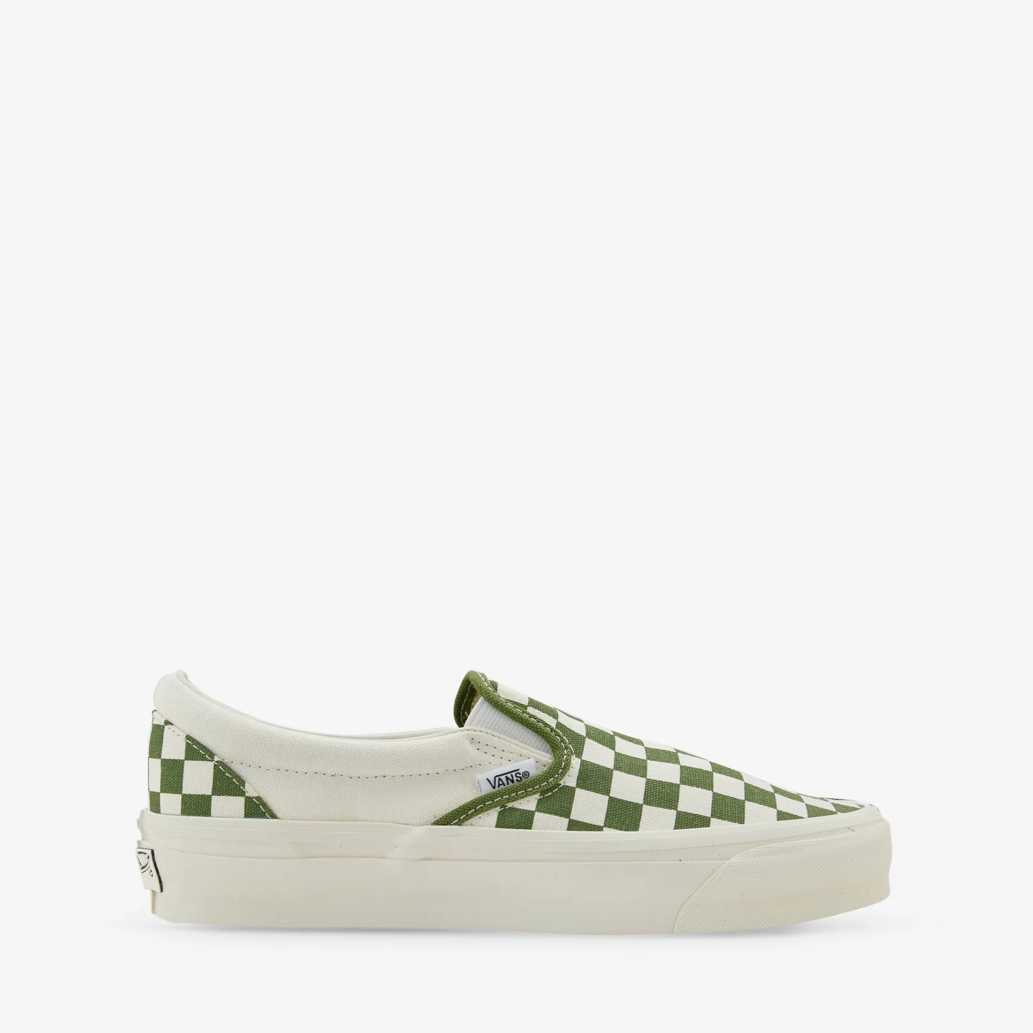 Slip-On Reissue 98 LX Checkerboard Pesto Flat Outsole