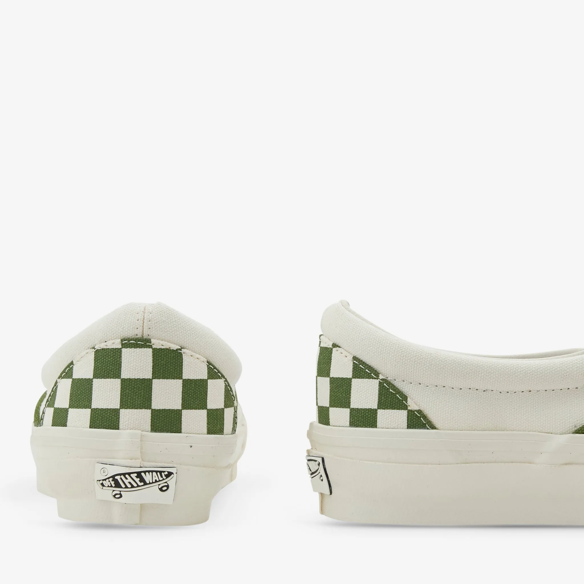 School Run Slip-On Reissue 98 LX Checkerboard Pesto
