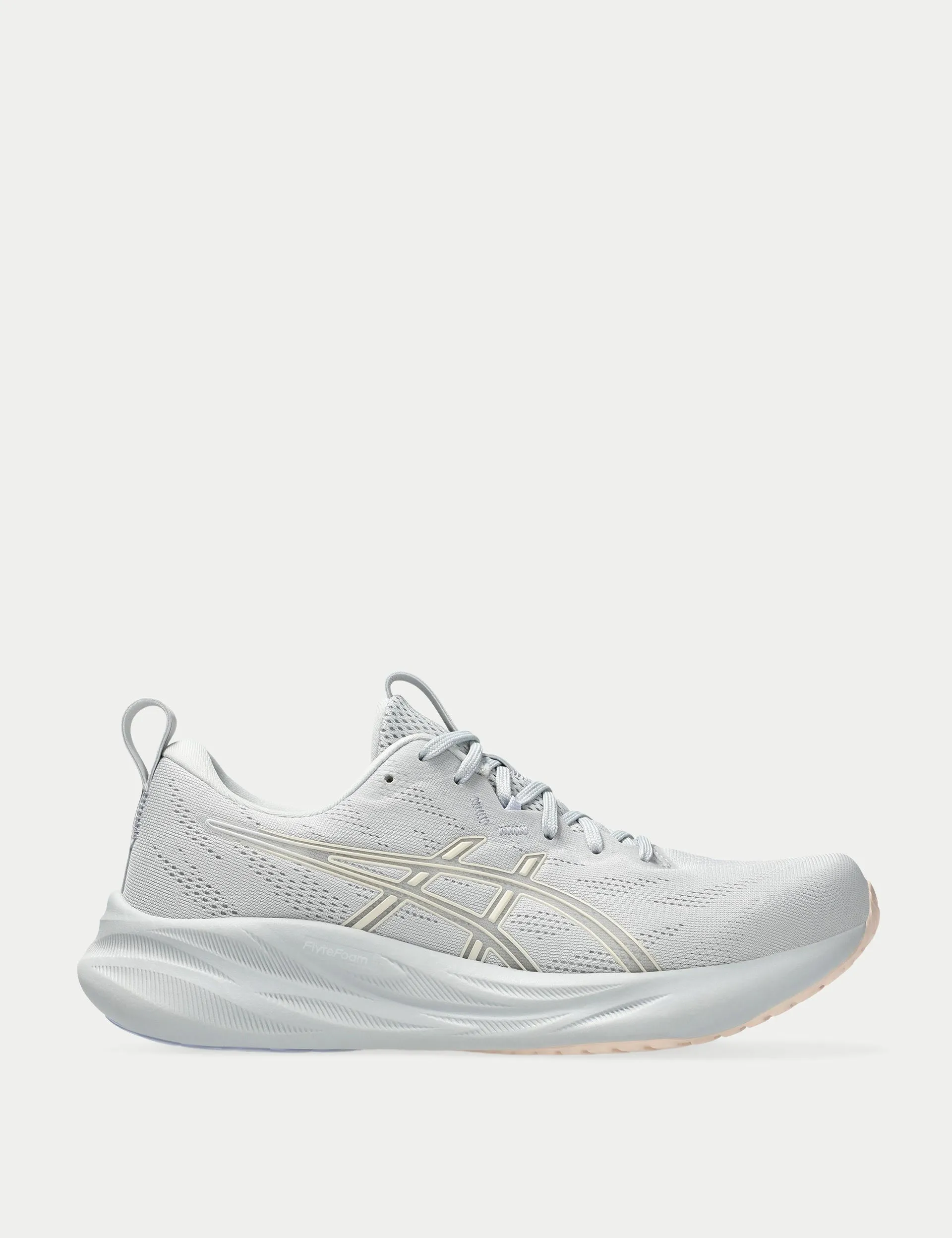basketball - compatible running shoes Gel-Pulse 16 - Concrete/Pearl Pink