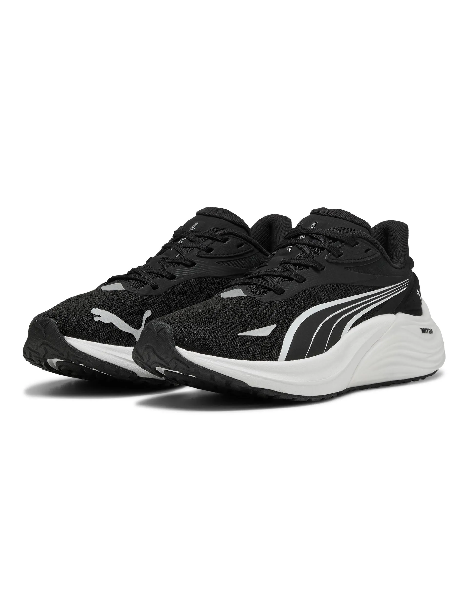 Electrify NITRO 4 Running Shoes - Black/White warm - up running cadence
